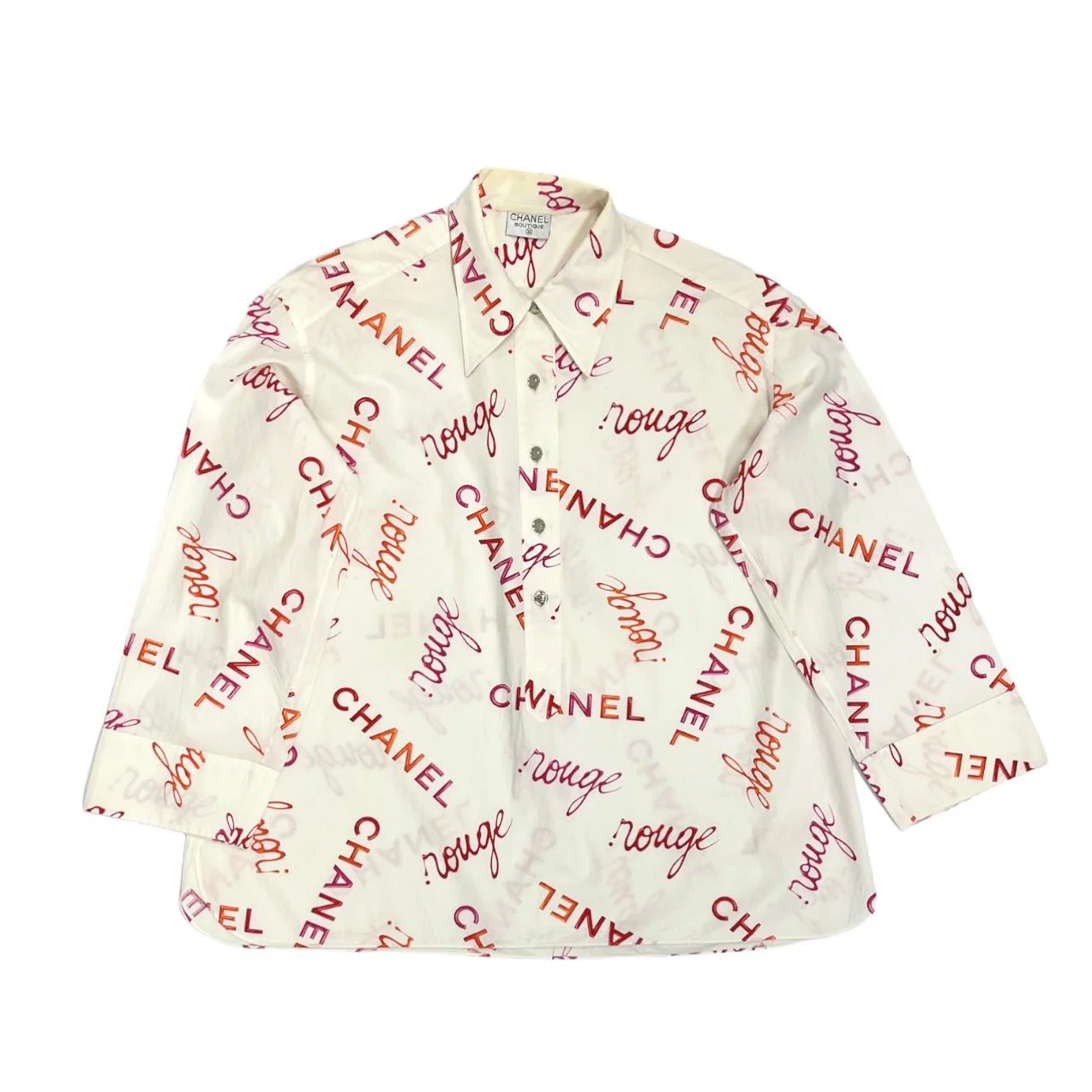 Chanel Rouge Logo Oversized Tunic