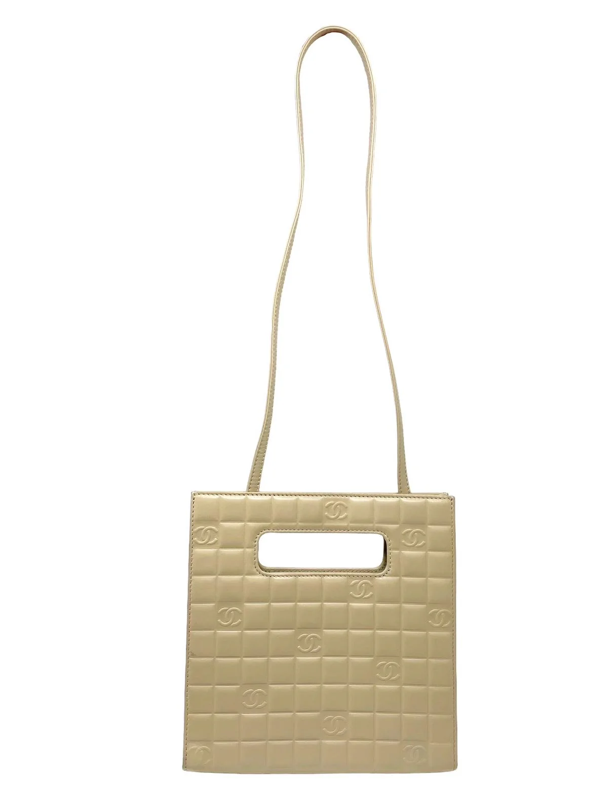 Chanel Tan Top Handle 2-way Bag - Image 5