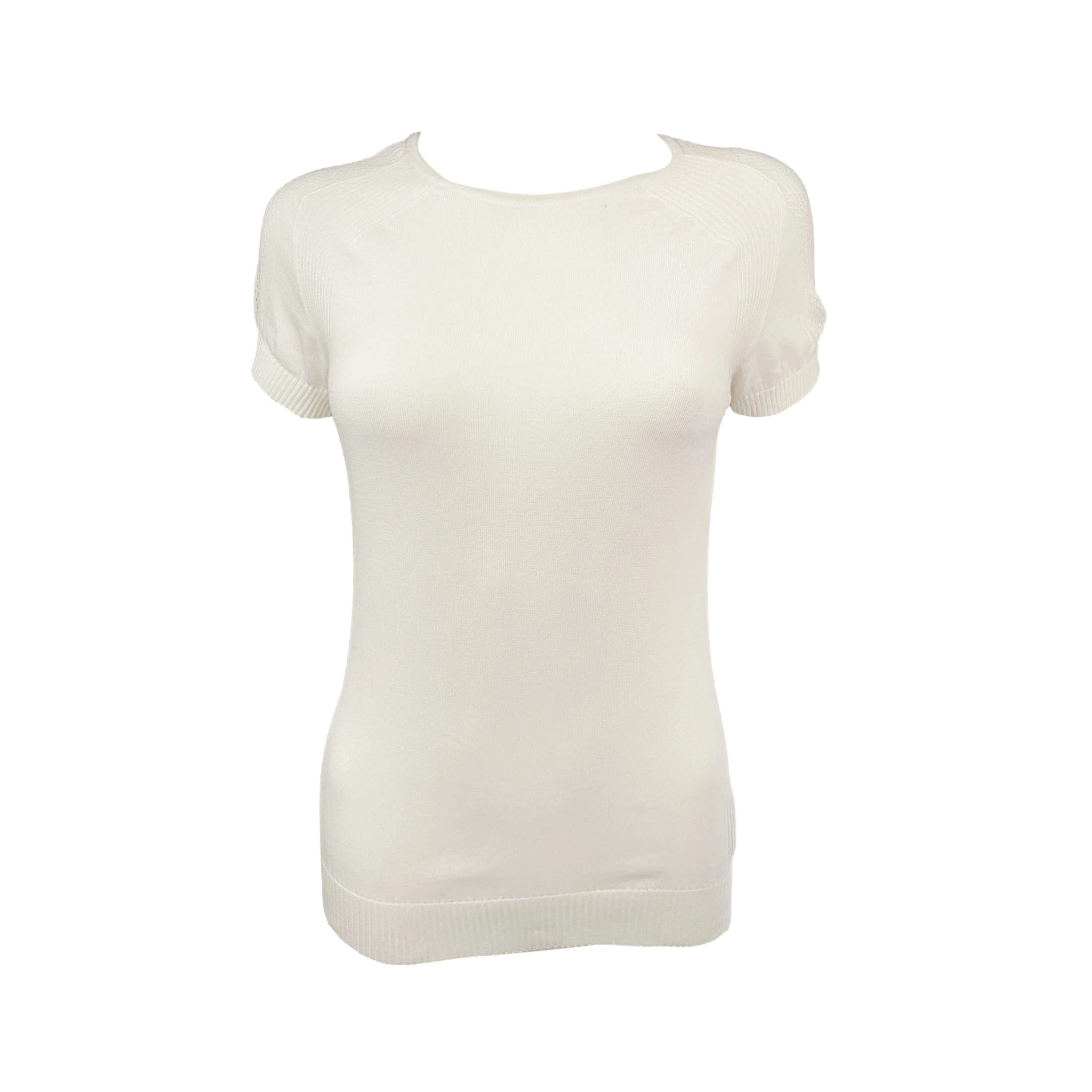 Chanel White Logo Knit Top 💰