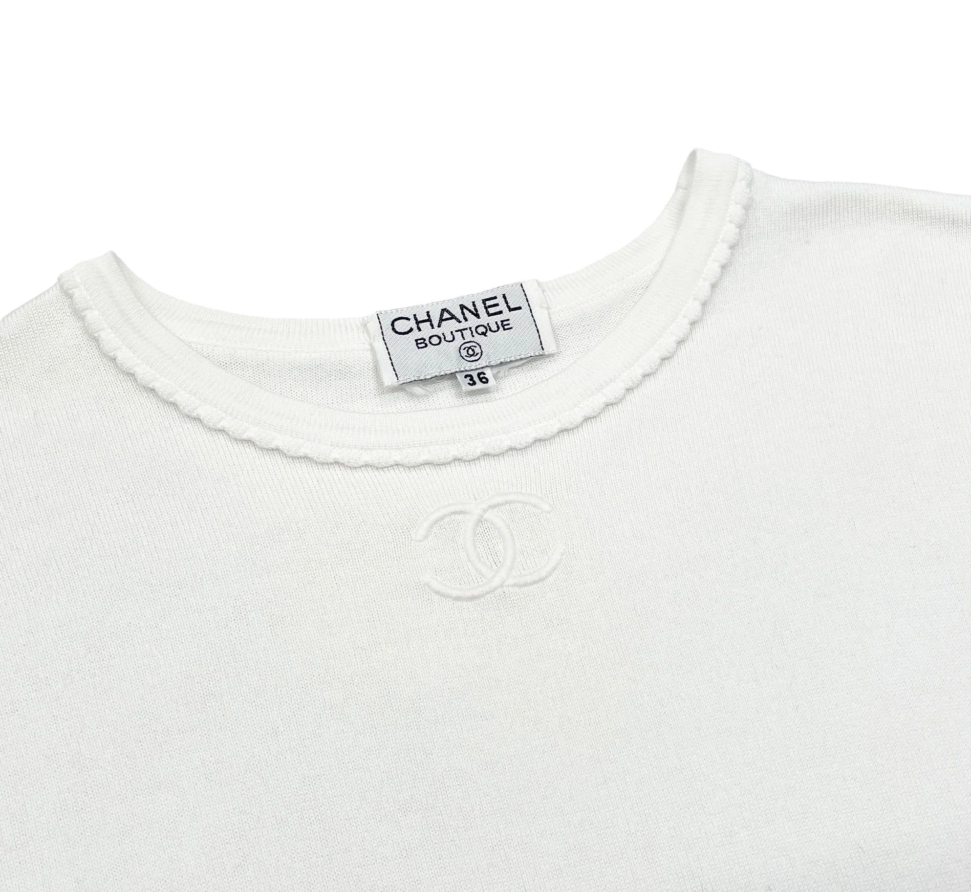 Chanel White Logo To - Image 3