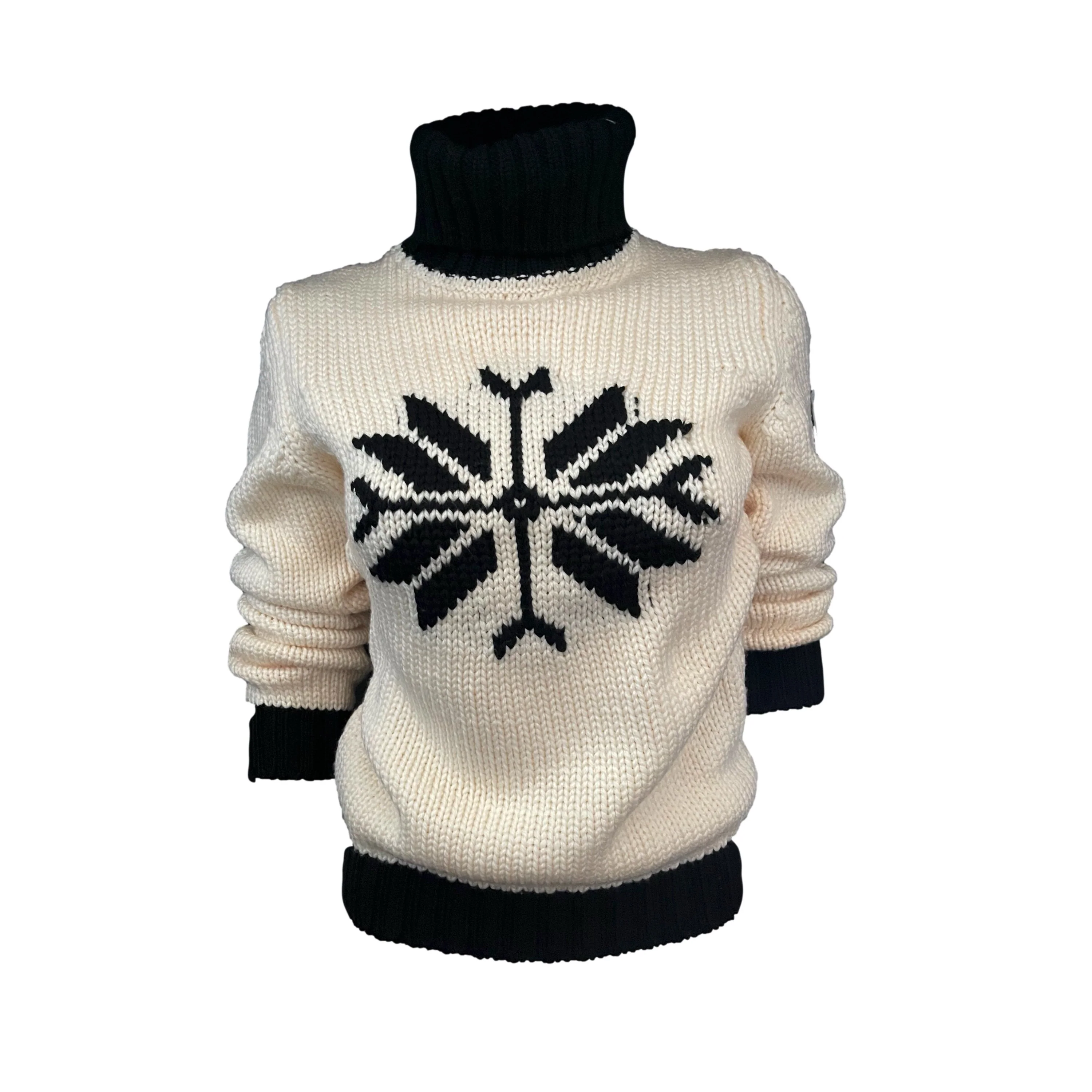 Chanel White Snowflake Sweater