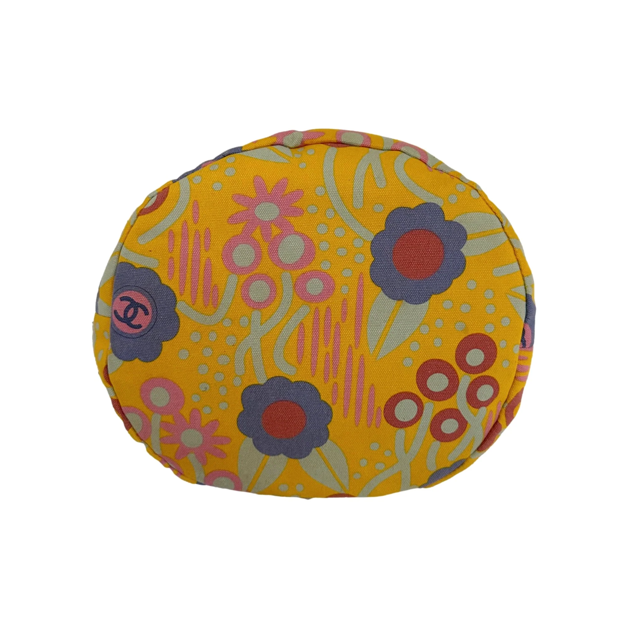 Chanel Yellow Floral Print Shoulder Bag - Image 3