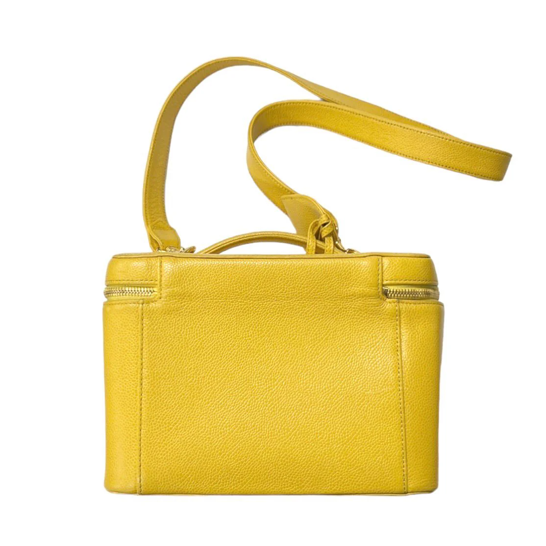 Chanel Yellow Vanity Shoulder Bag - Image 2