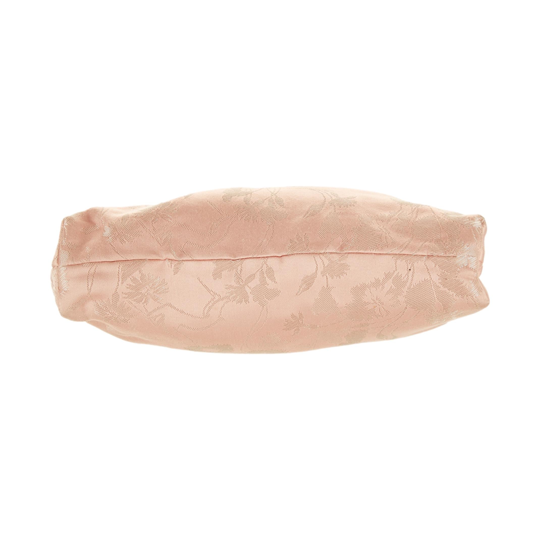 Chloe Baby Pink Embroidered Butterfly Shoulder Bag - Image 3