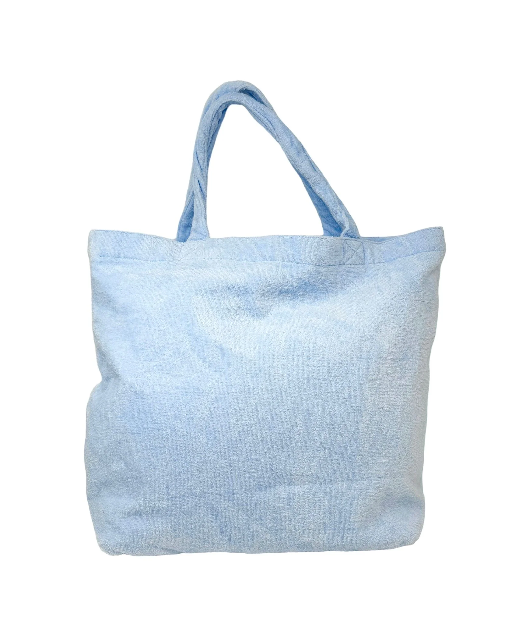 Courreges Baby Blue Terry Cloth Tote - Image 2