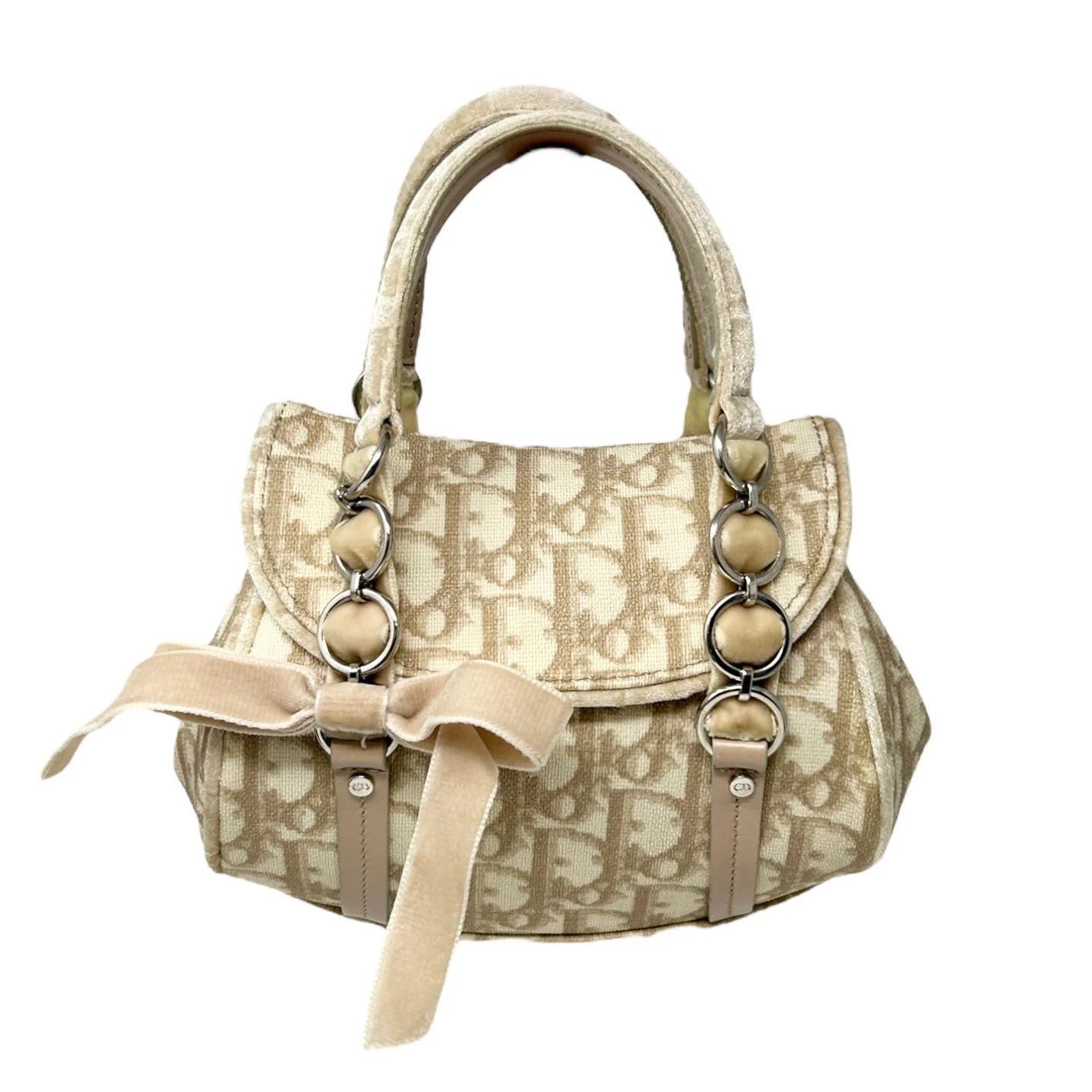 Dior Beige Logo Mini Bag