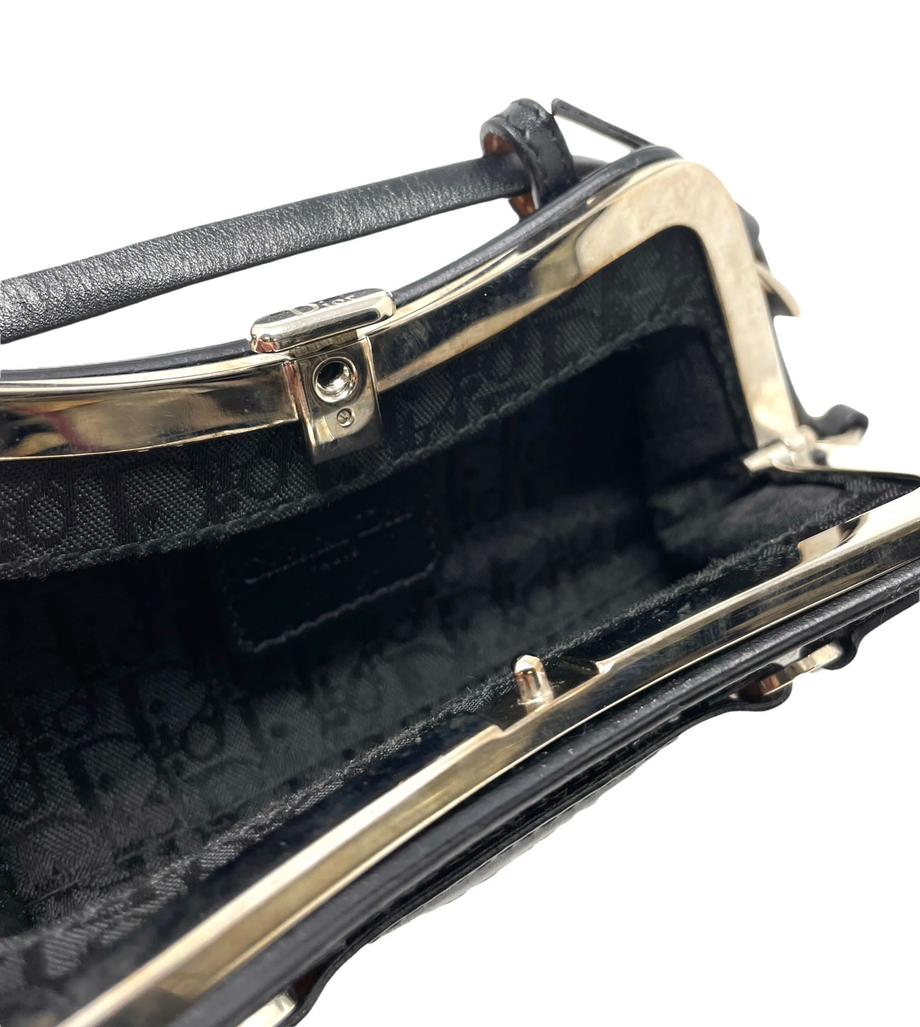 Dior Black Bondage Mini 2way Bag - Image 3
