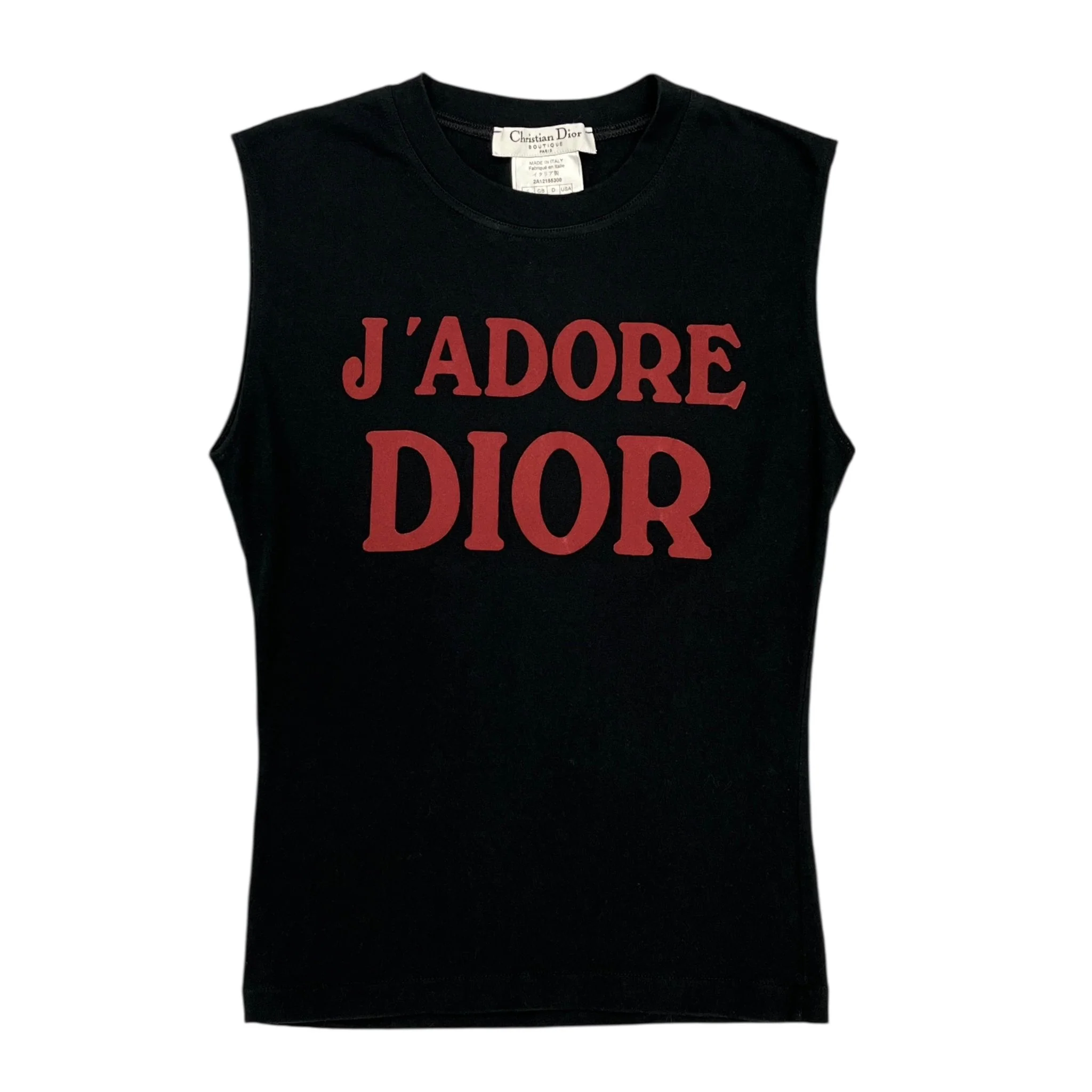 Dior Black ‘J’Adore’ Tank