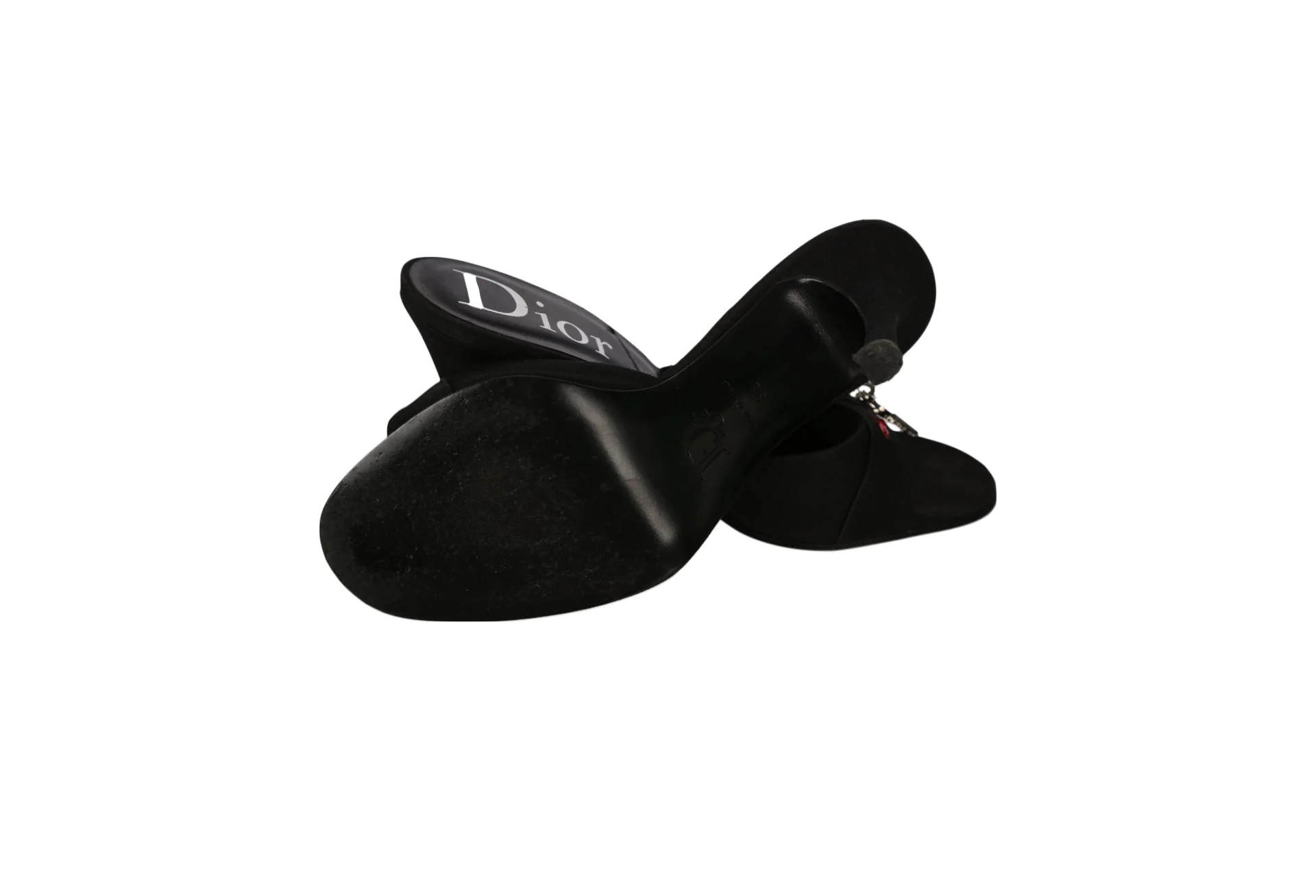 Dior Black Lock Heels - Image 3