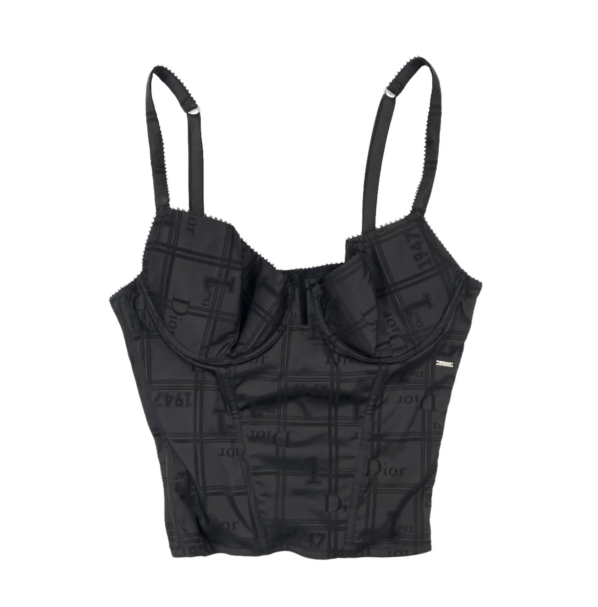 Dior Black Logo Corset