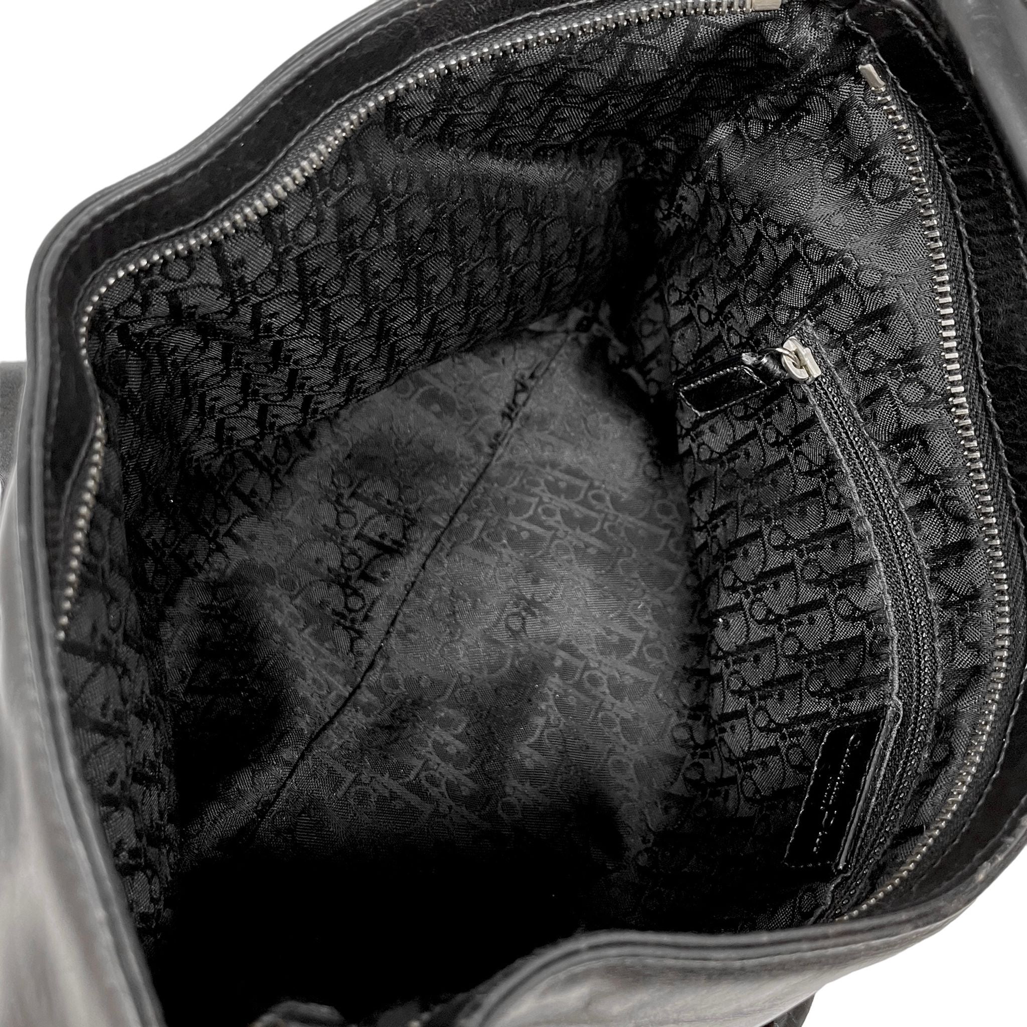 Dior Black Logo Hardware Corset Bag - Image 3
