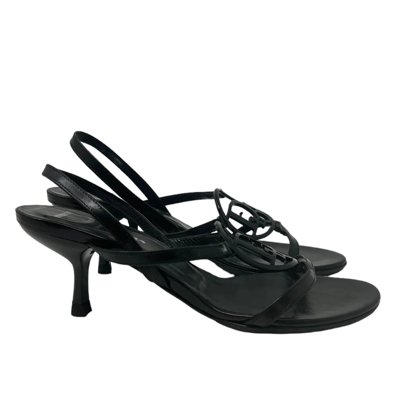 Dior Black Logo Heels - Image 2