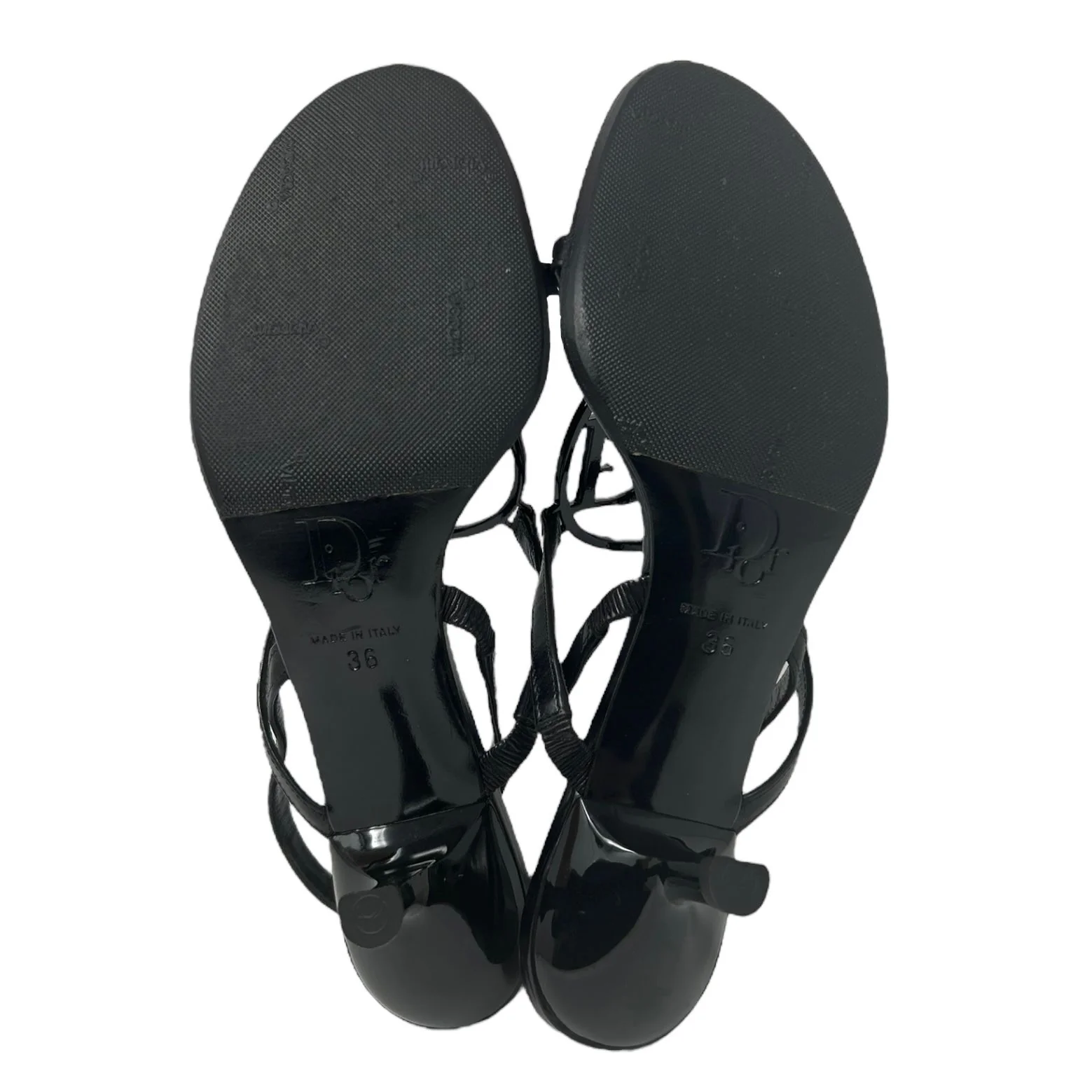 Dior Black Logo Heels - Image 3