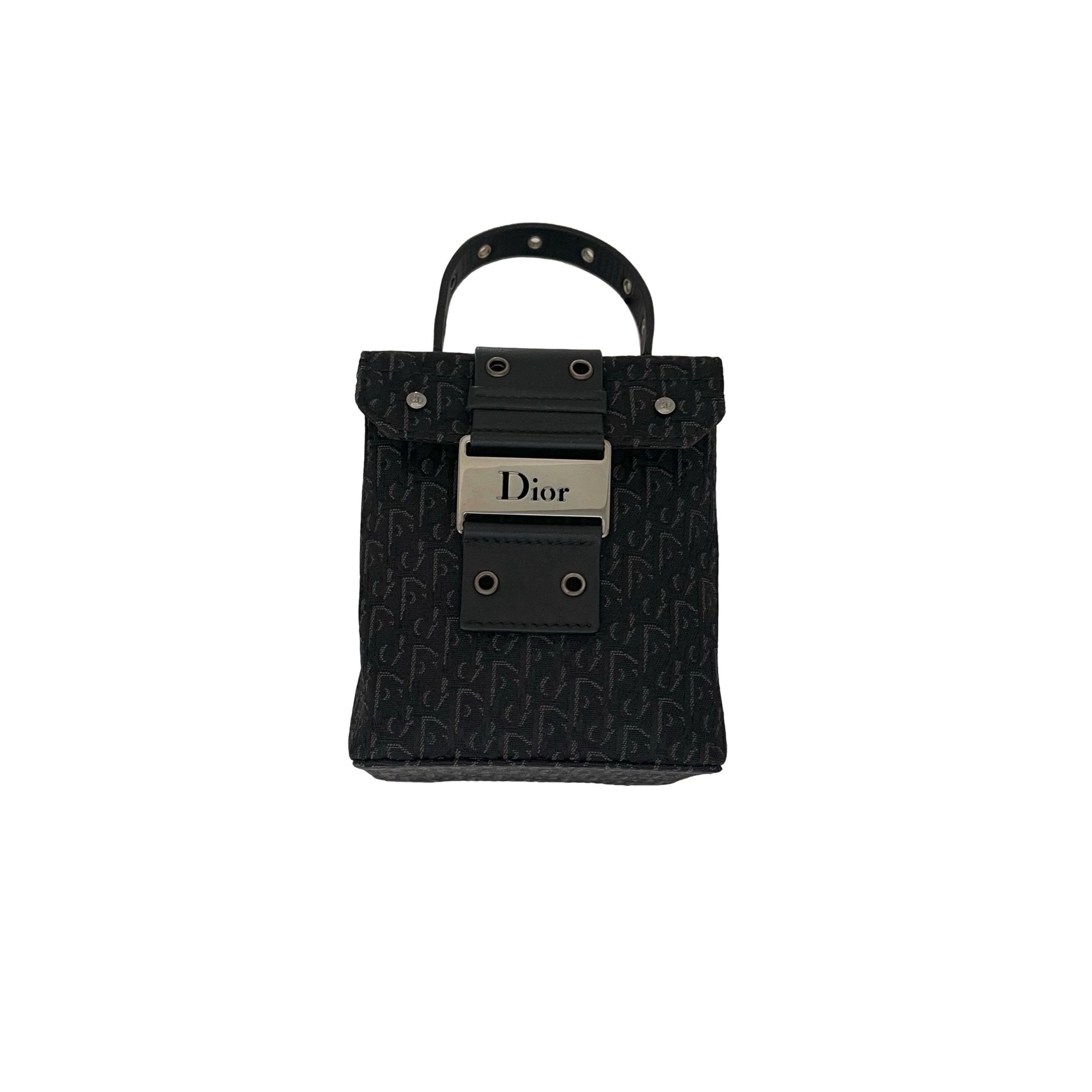 Dior Black Mini Logo Box Bag