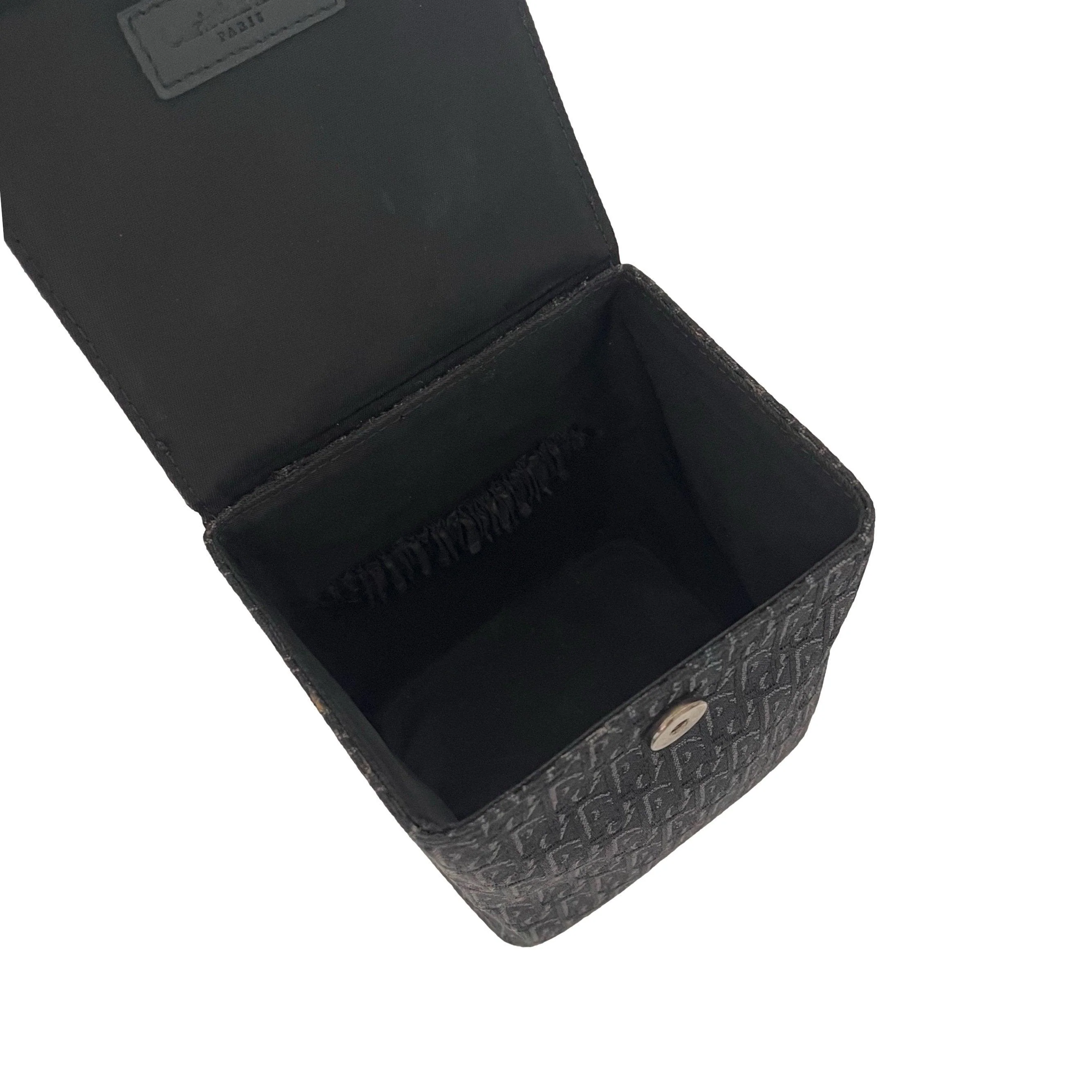 Dior Black Mini Logo Box Bag - Image 6