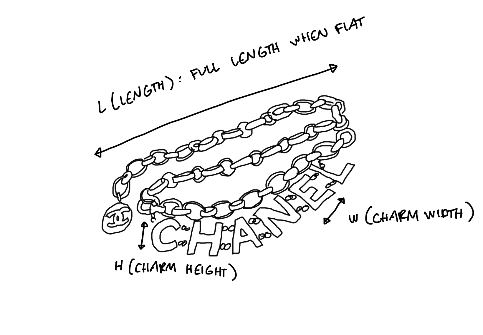 Dior Blue Floral Charm Bracelet - Image 3