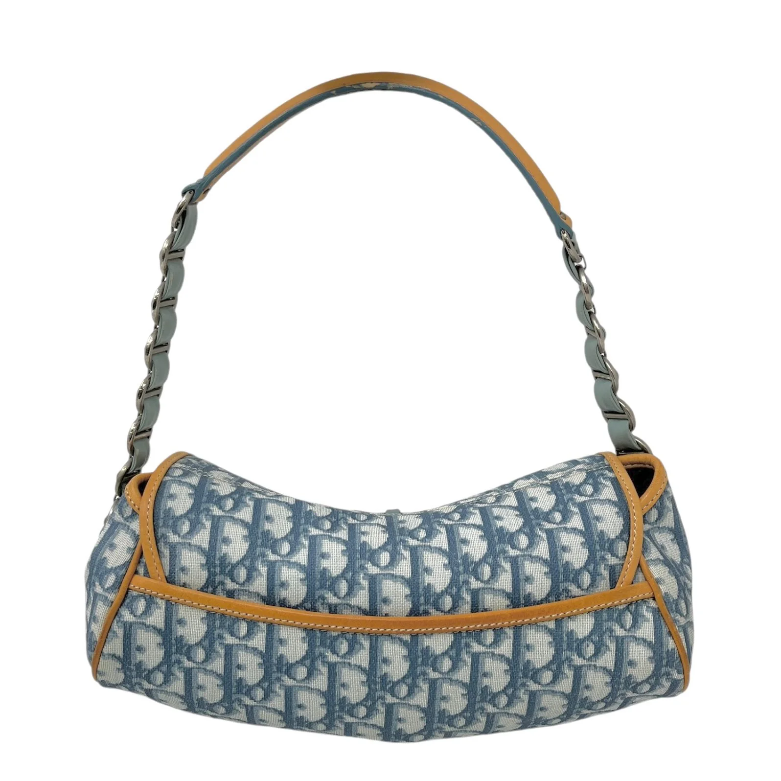 Dior Blue Heart Logo Shoulder Bag - Image 2