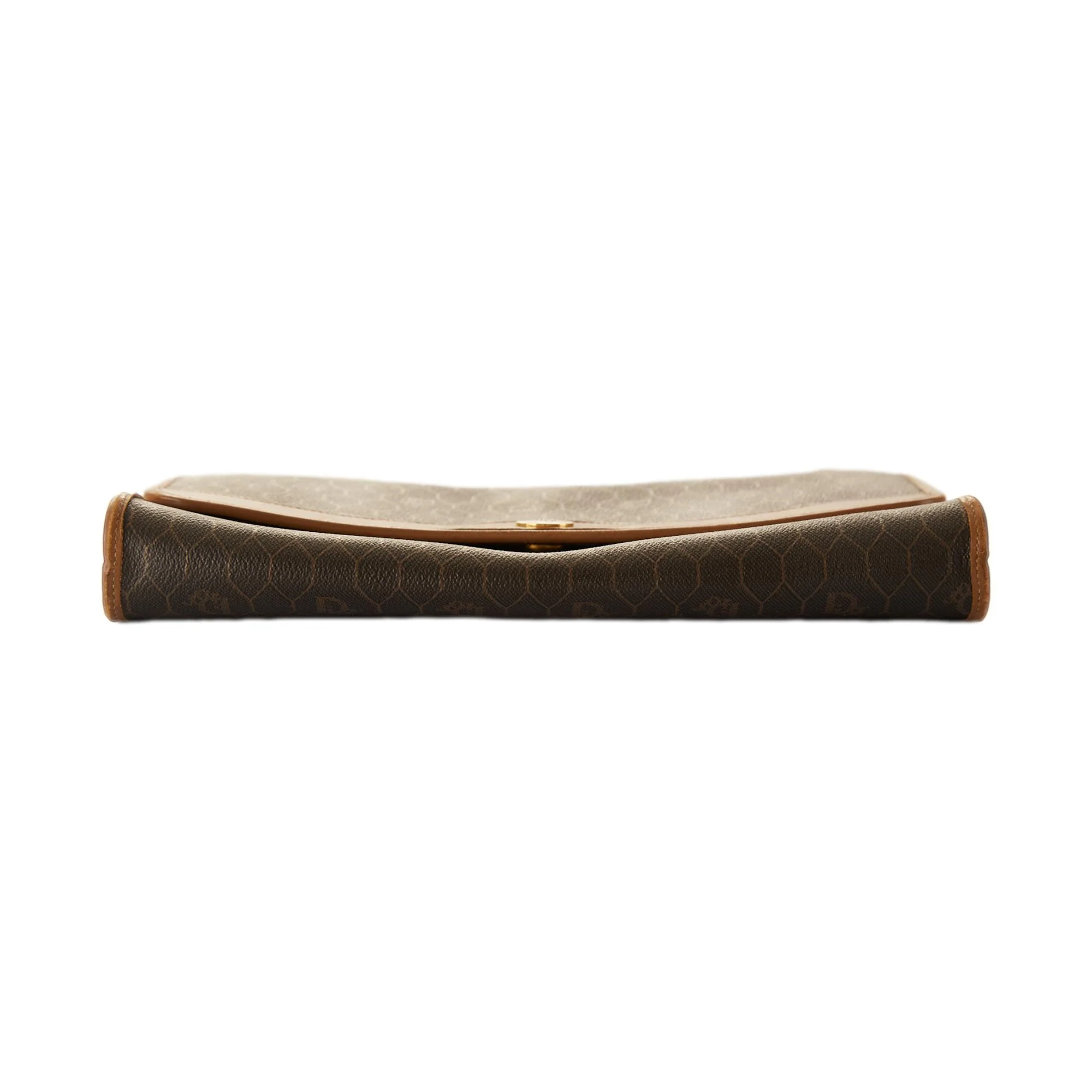 Dior Brown Logo Chain Shoulder Bag - Image 3