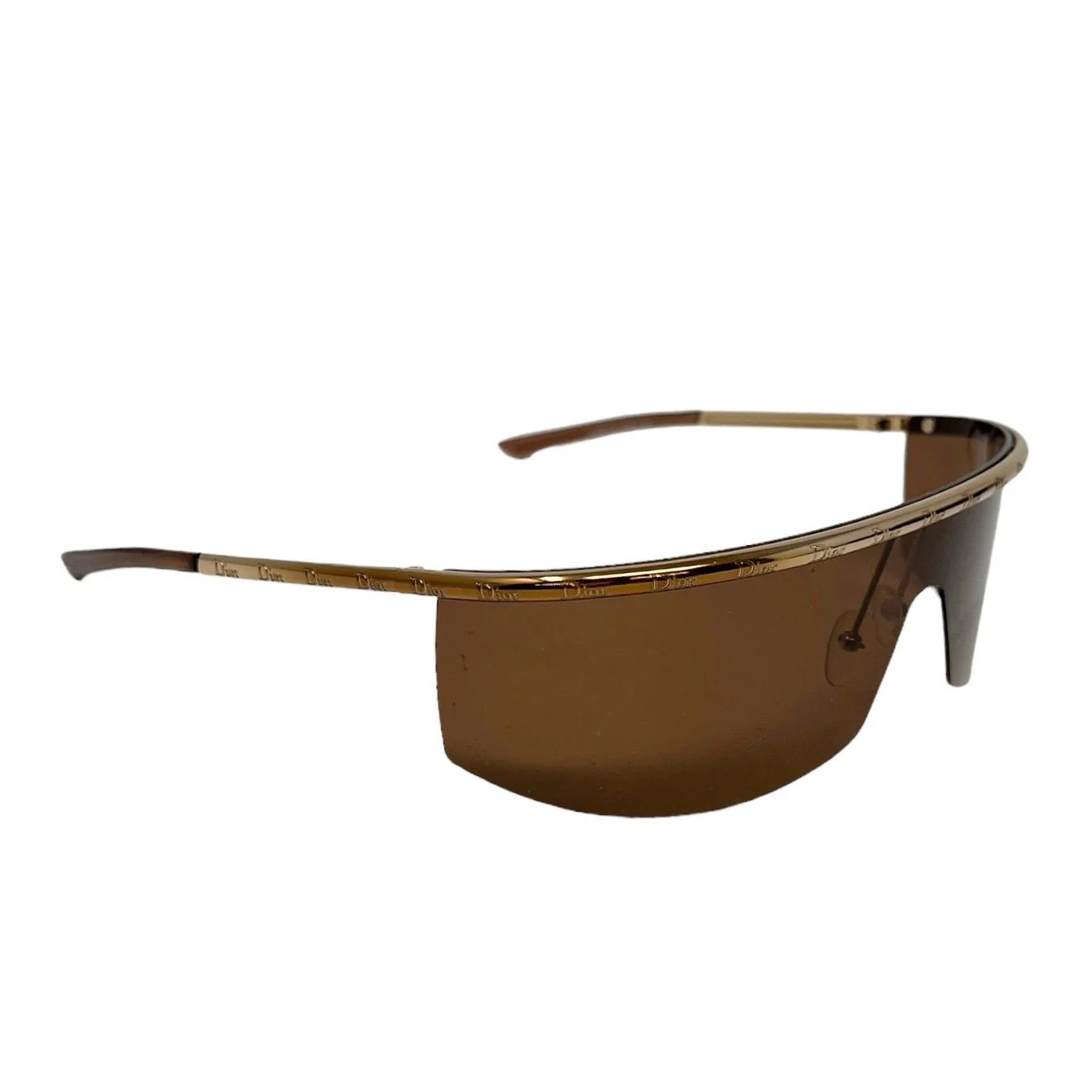 Dior Brown Logo Rim Sunglasses - Image 2