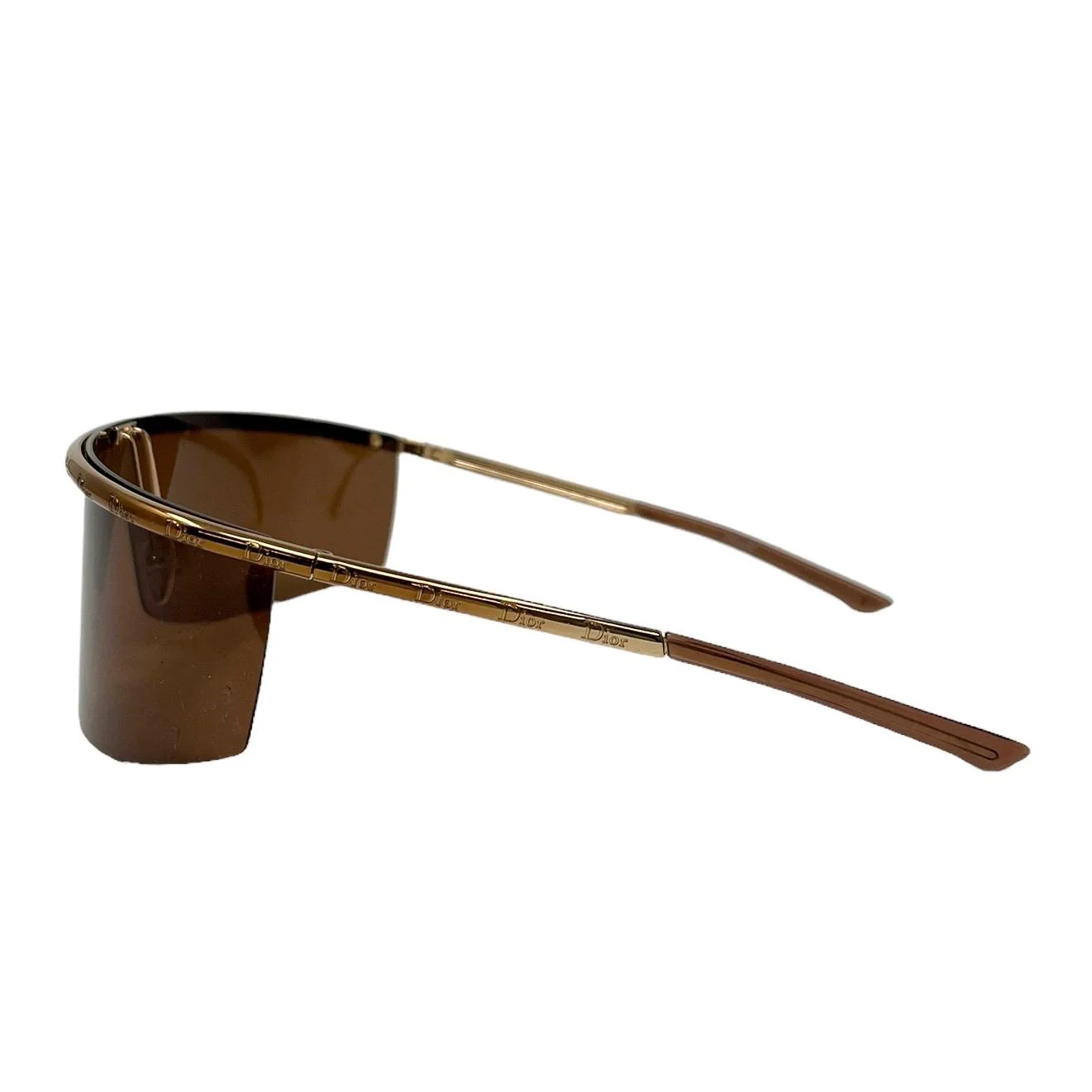 Dior Brown Logo Rim Sunglasses - Image 3
