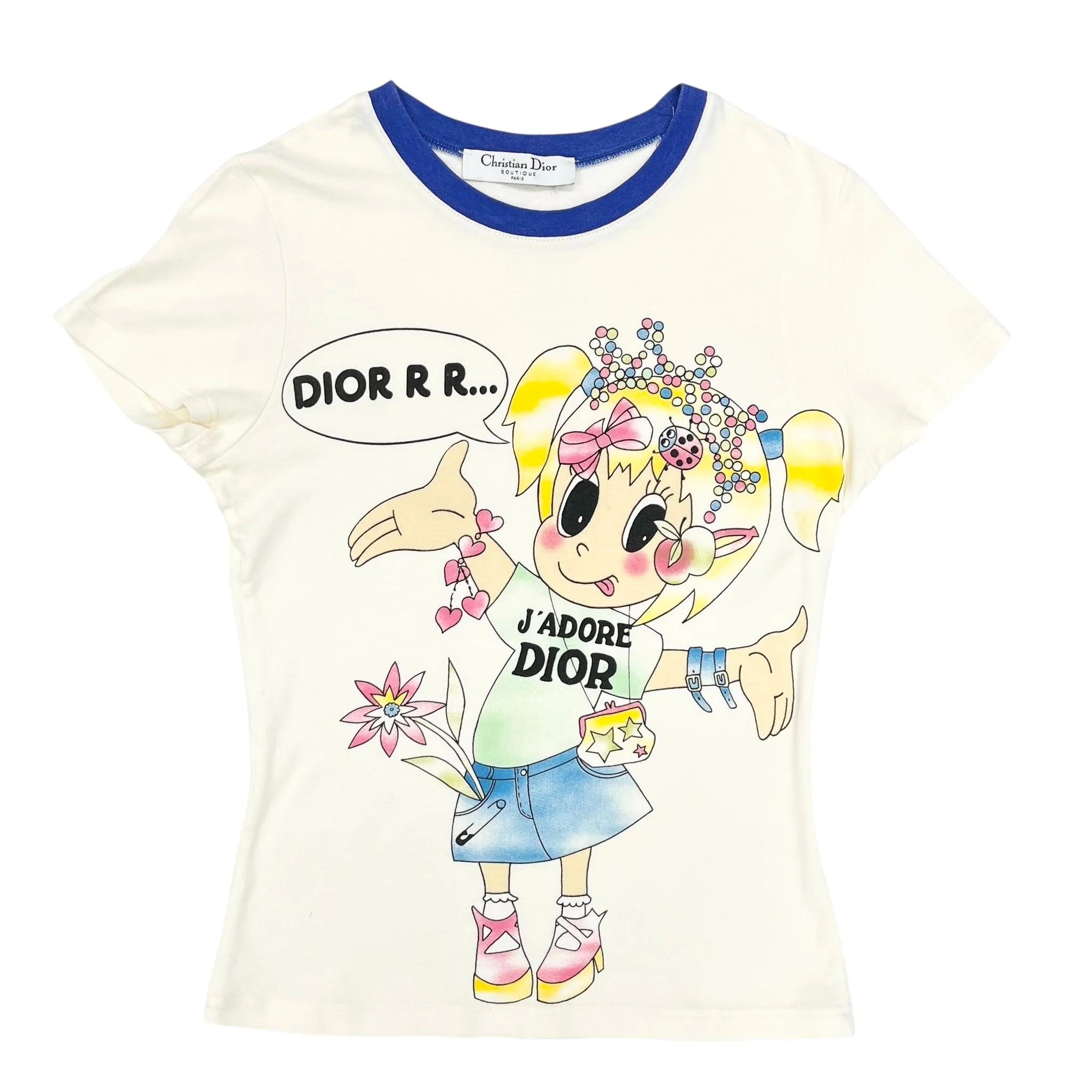 Dior Cartoon Logo Top