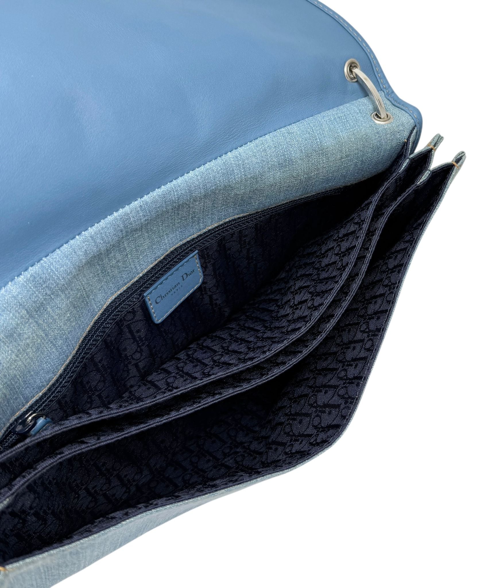 Dior Denim Corset Shoulder Bag - Image 3