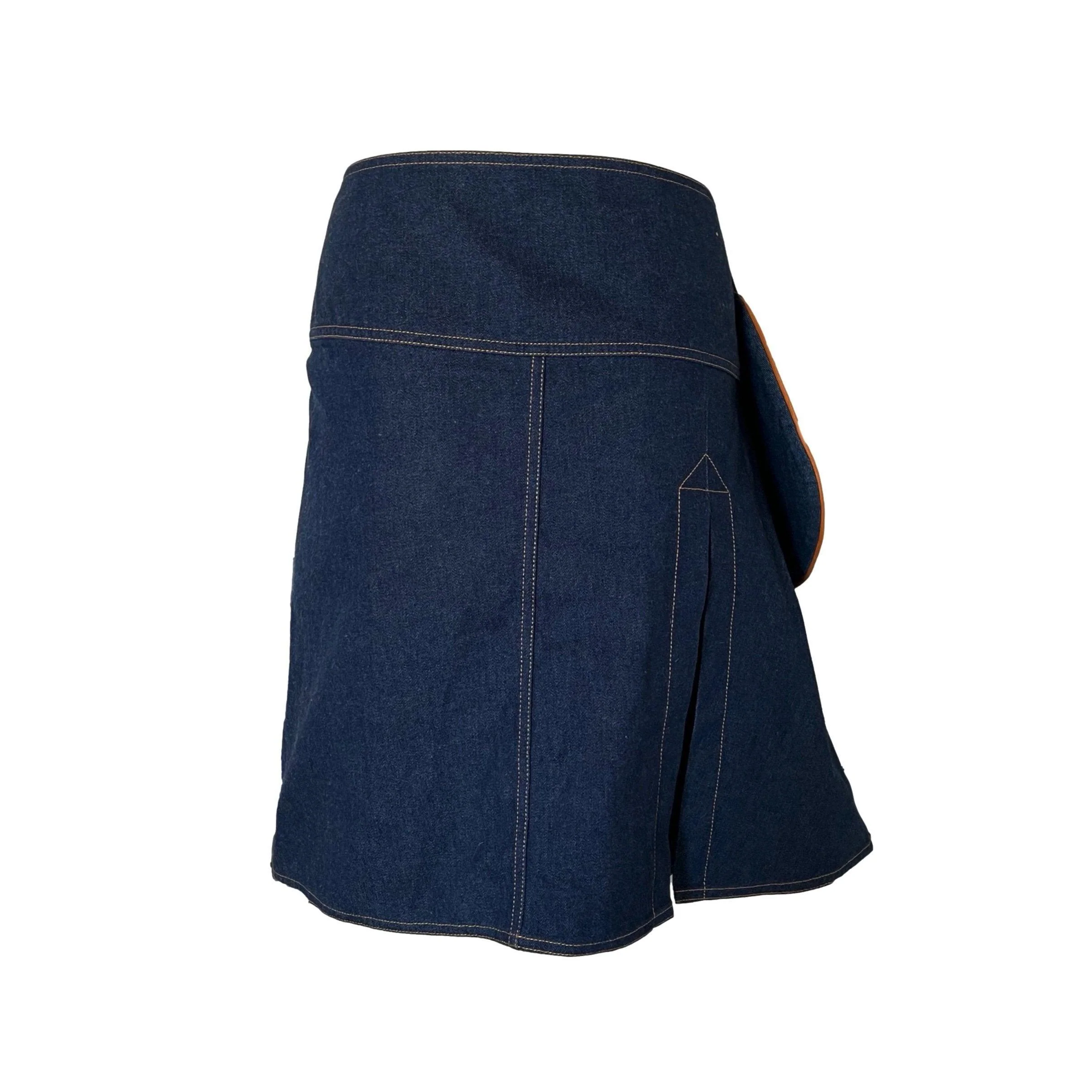 Dior Denim Saddle Skirt - Image 2