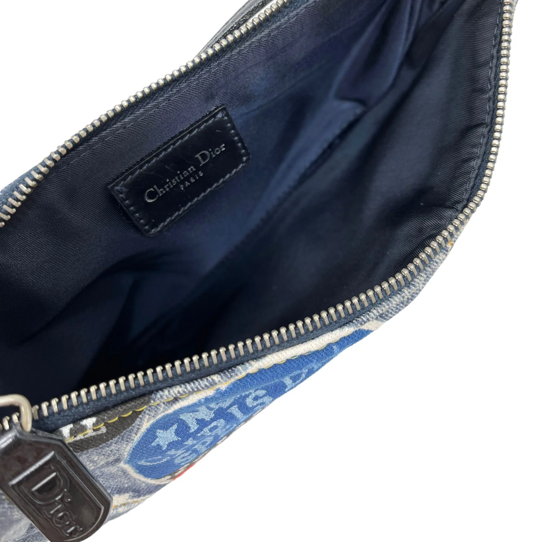 Dior Denim Speedway Mini Saddle - Image 2