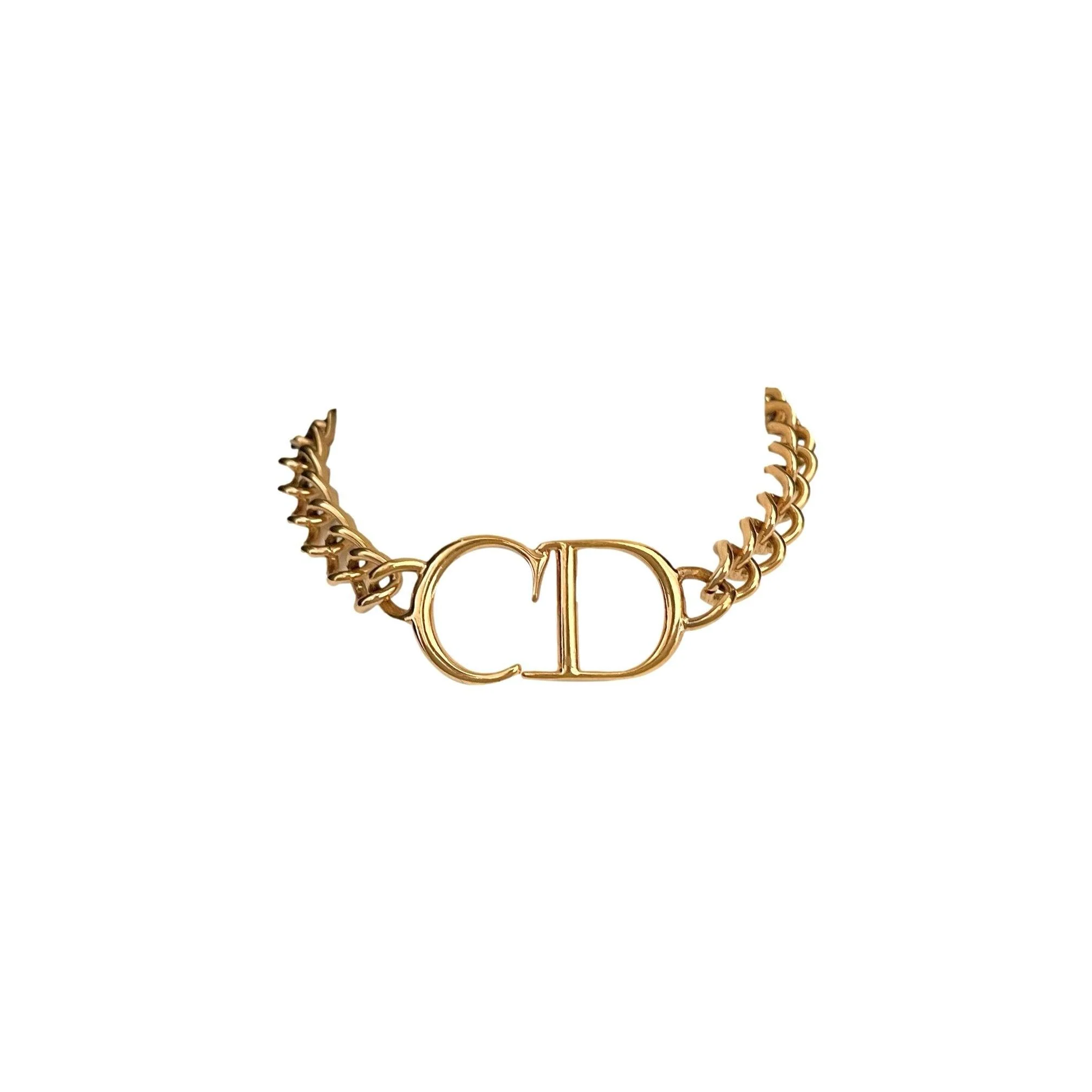 Dior Gold Logo Choker