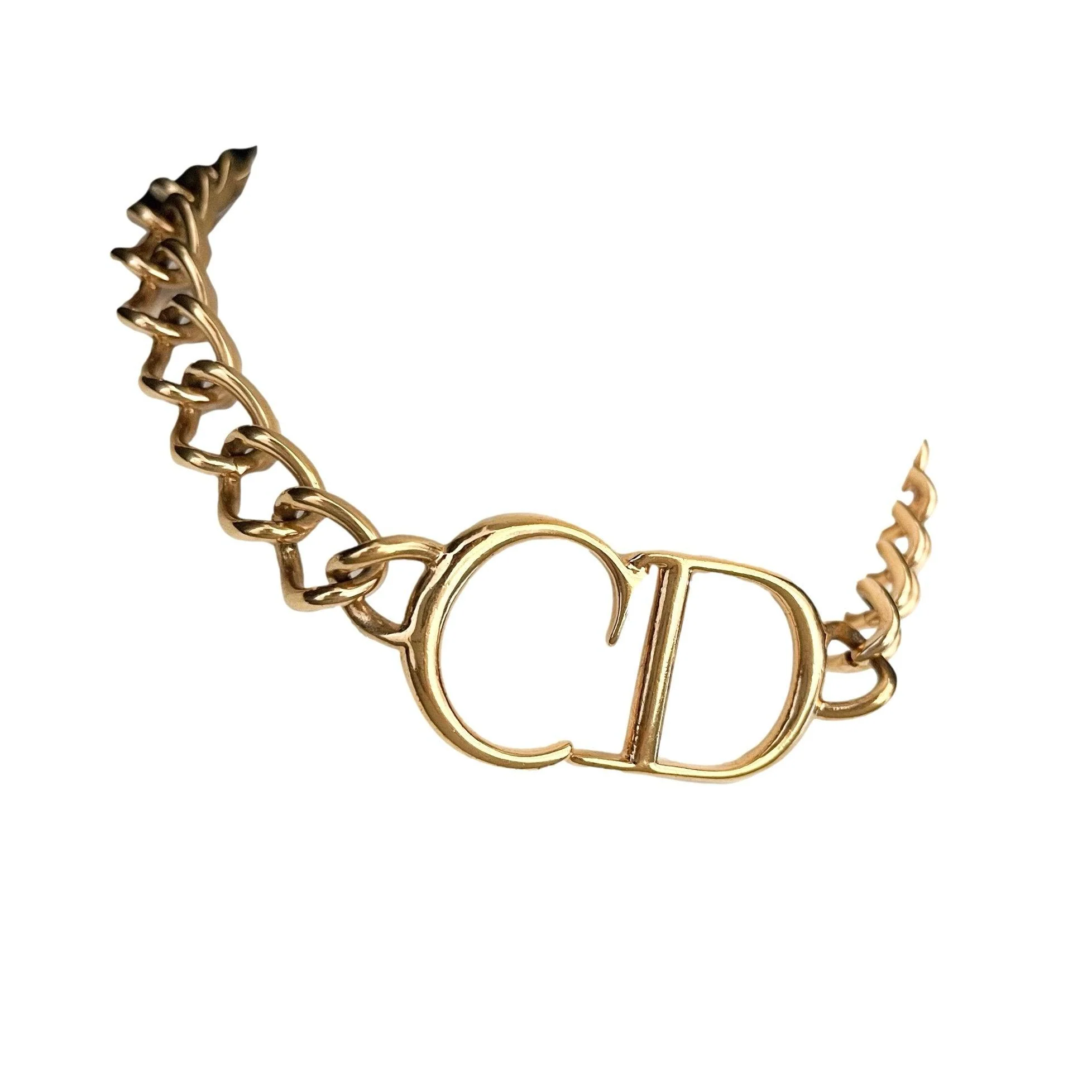 Dior Gold Logo Choker - Image 2