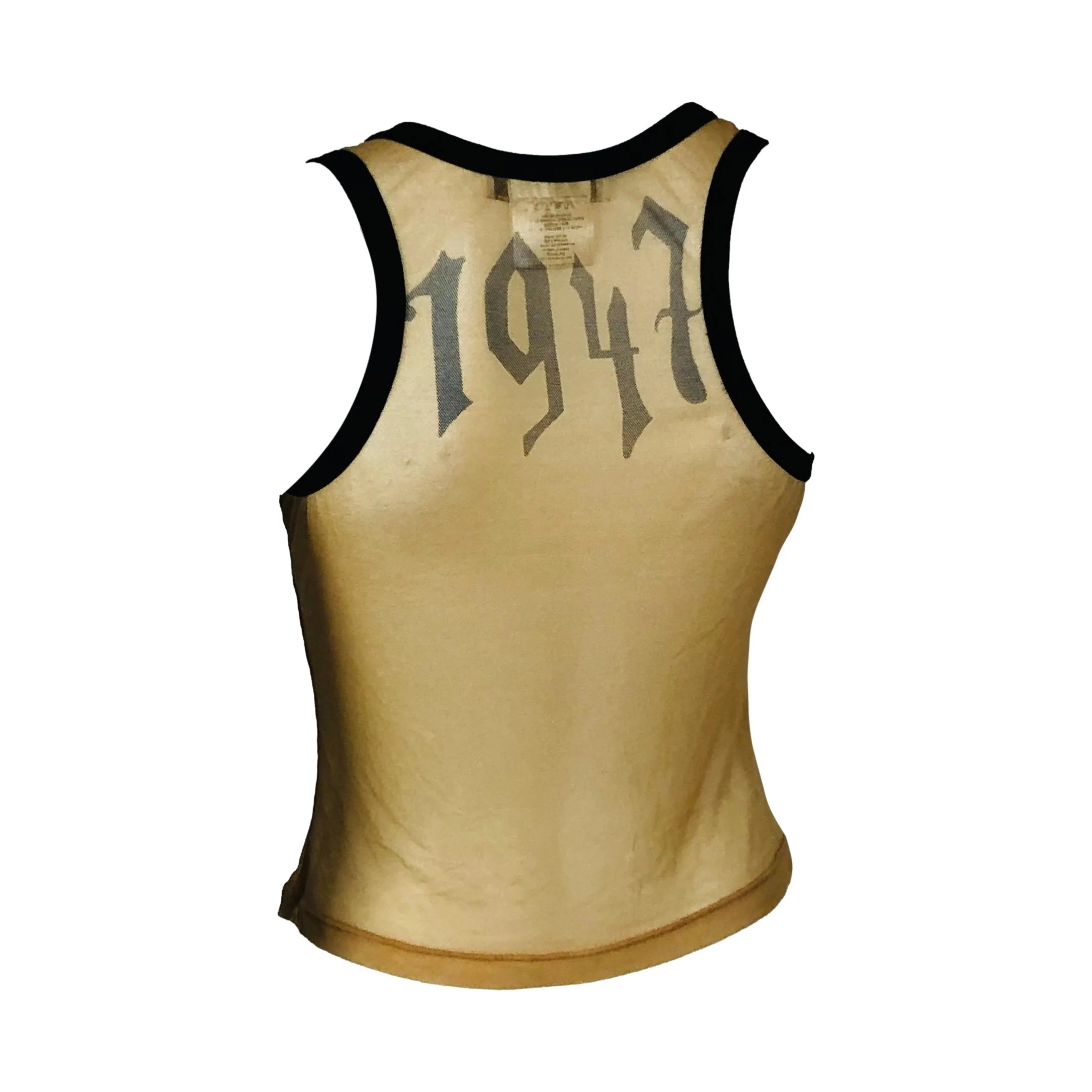 Dior Gothic Sheer Logo Tank - Image 2