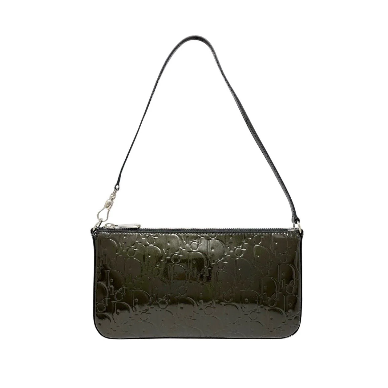 Dior Green Patent Shoulder Bag