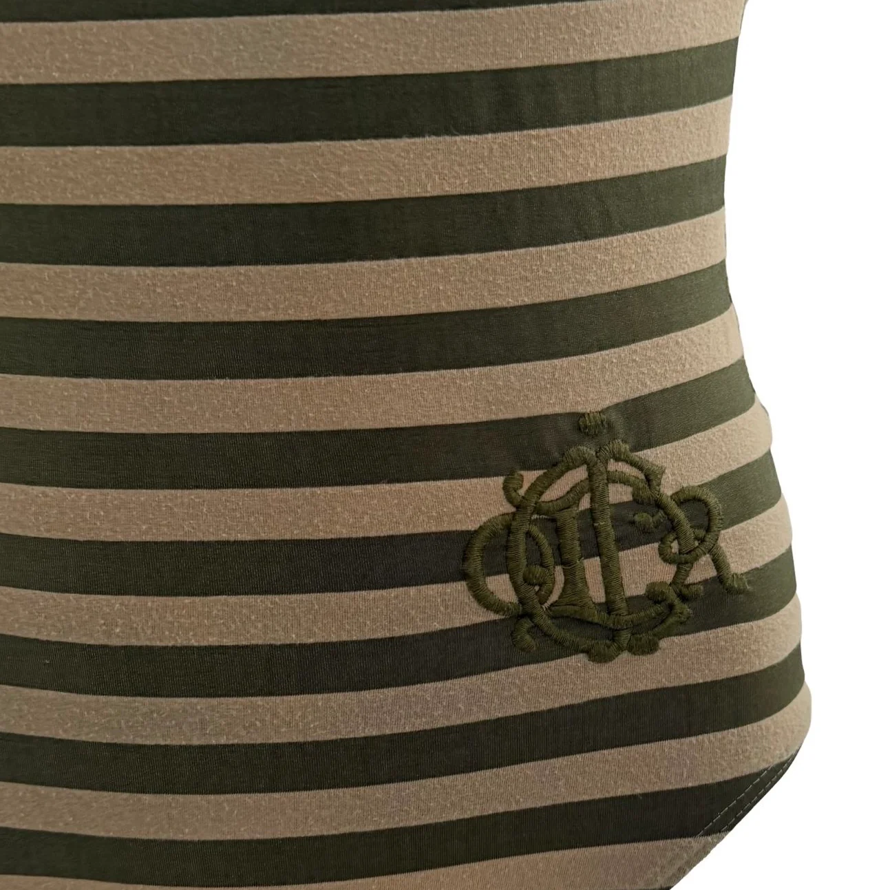 Dior Green Stripe Crest One Piece - Image 3