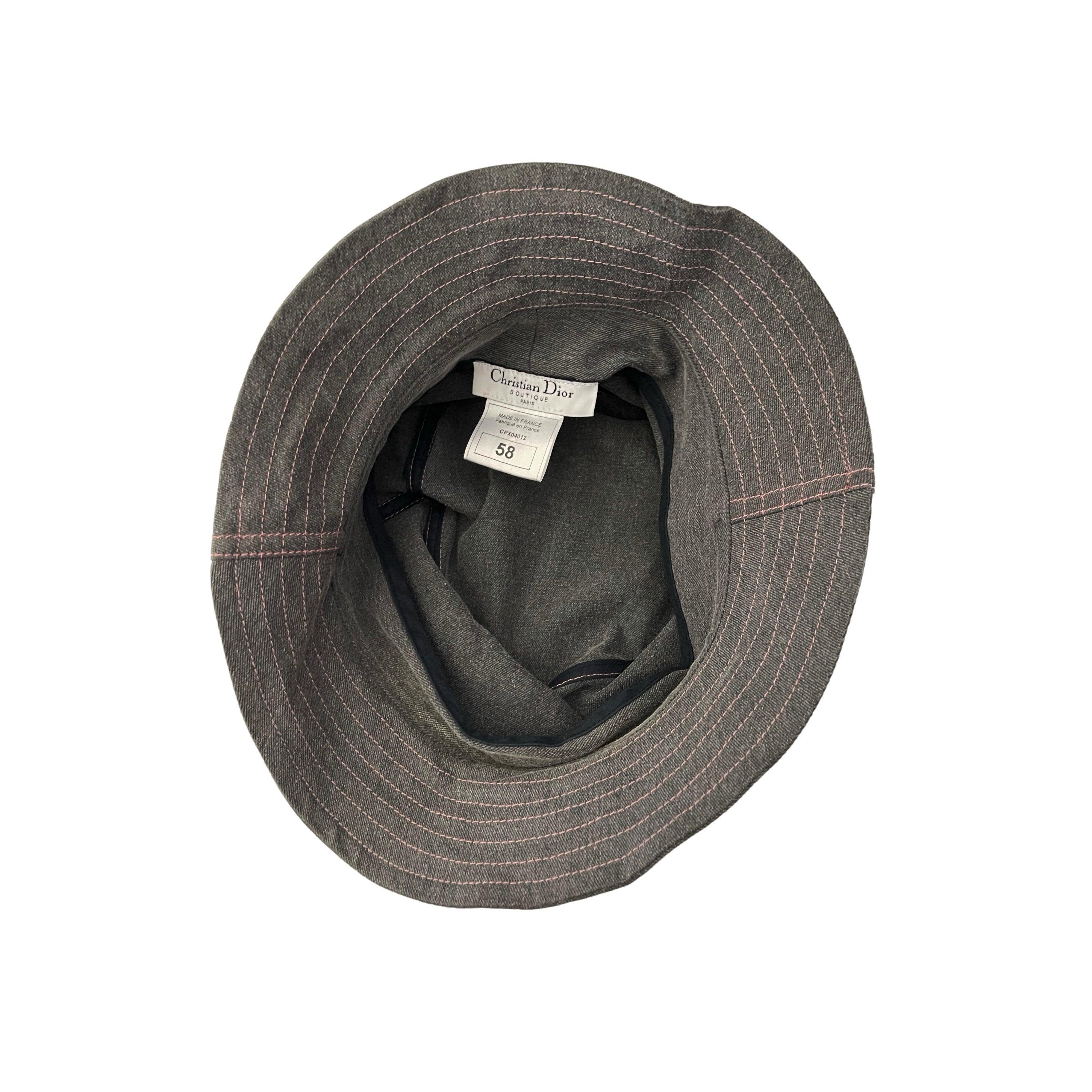 Dior Grey Bucket Hat - Image 4
