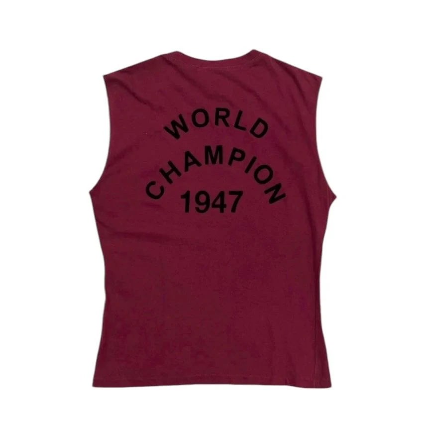 Dior J'Adore Burgundy Logo Tank - Image 2