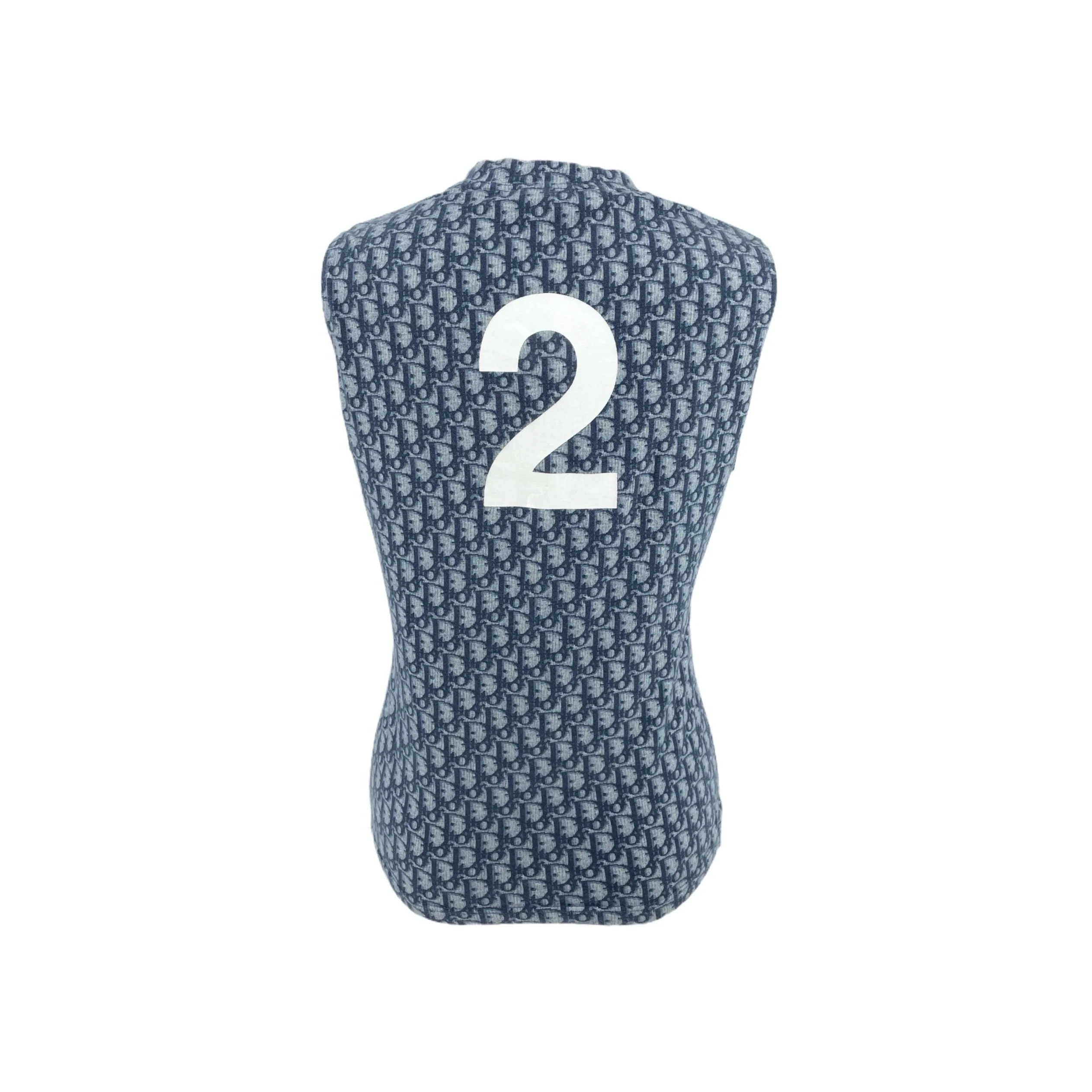 Dior J'Adore Navy Logo Tank Top - Image 2