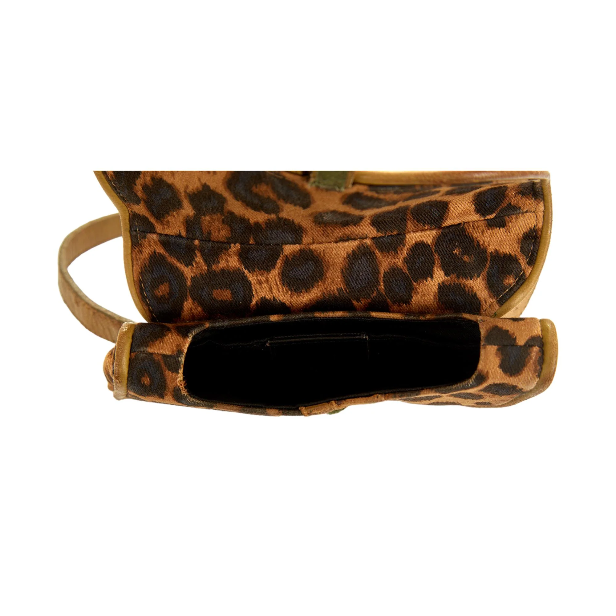 Dior Mini Cheetah Saddle Belt Bag - Image 4