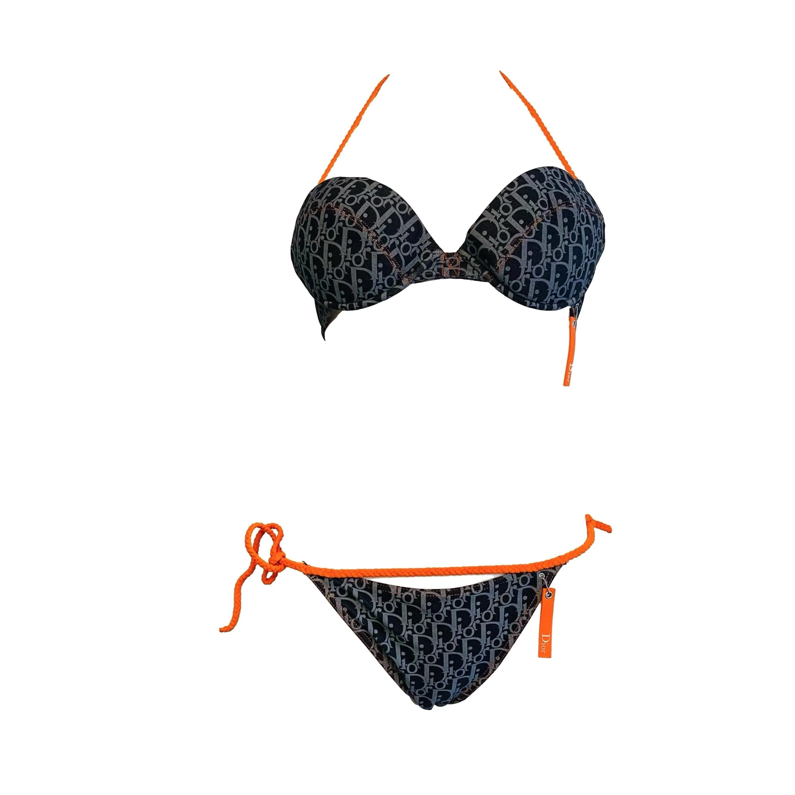 Dior Navy Monogram Flight Bikini