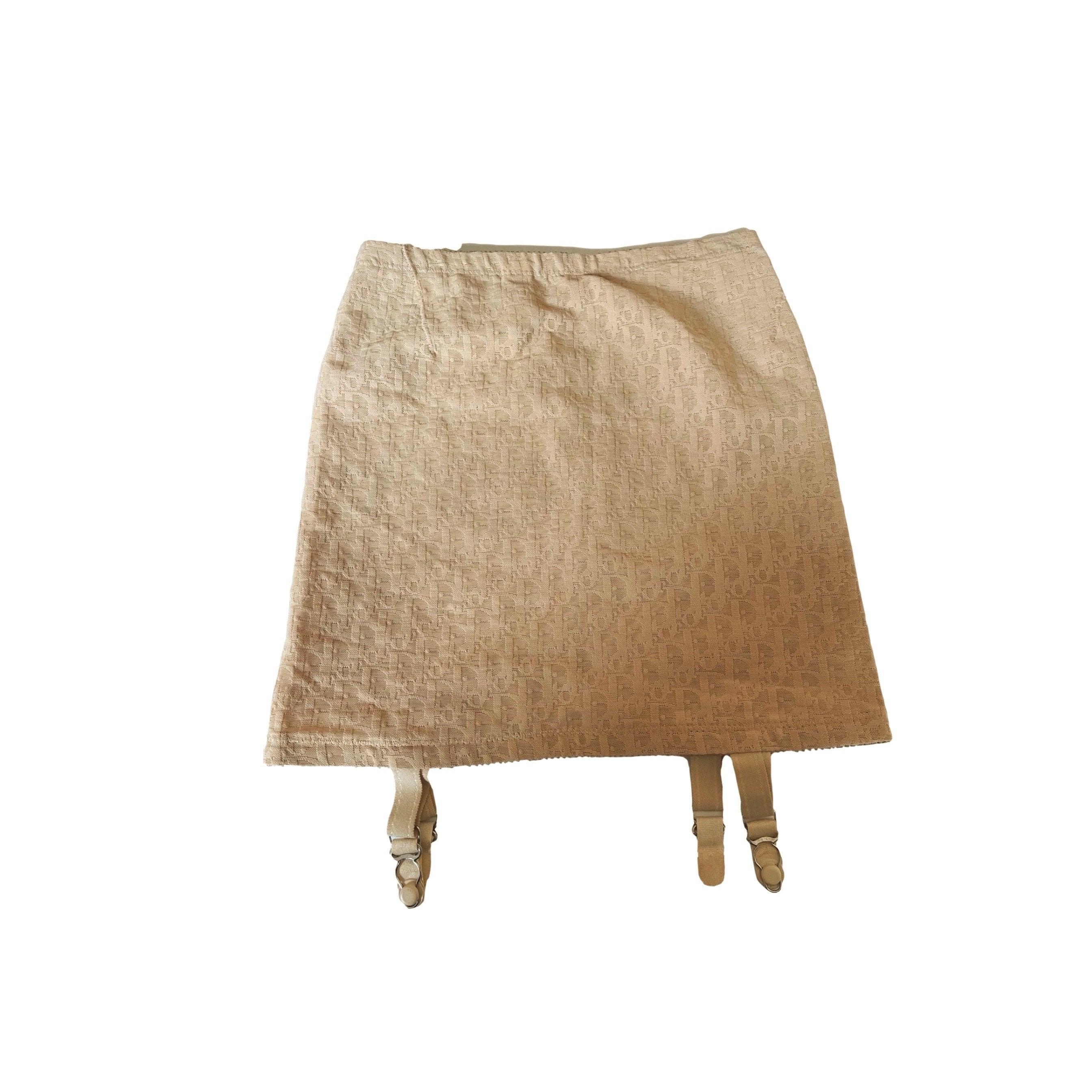Dior Nude Monogram Skirt - Image 2