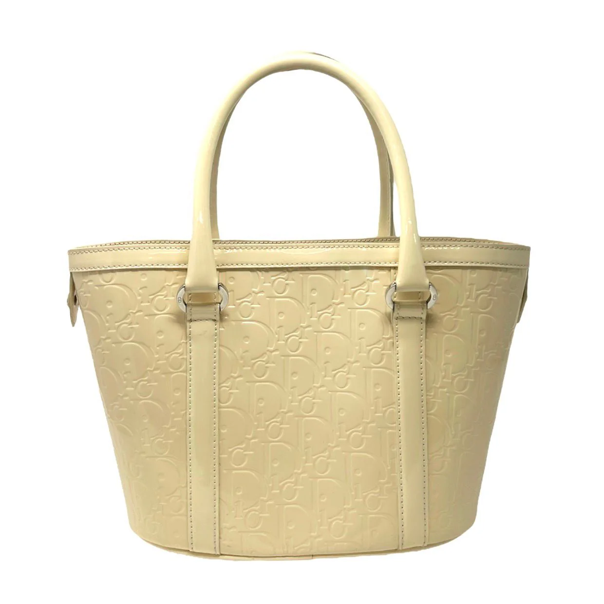 Dior Off White Structured Mini Bag - Image 2