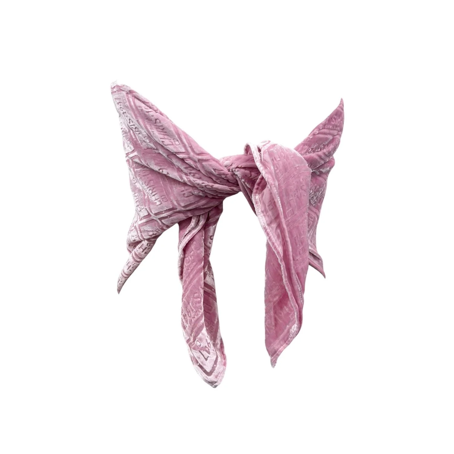 Dior Pink Cadillac Burnout Scarf - Image 3