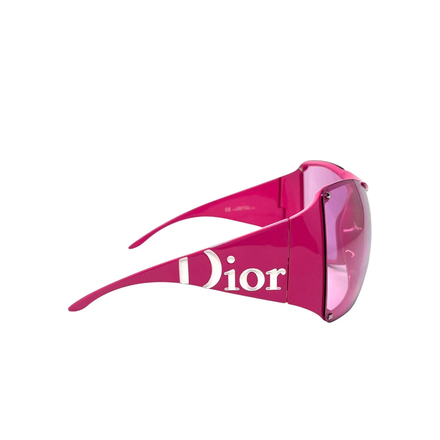 Dior Pink Jumbo Logo Sunglasses
