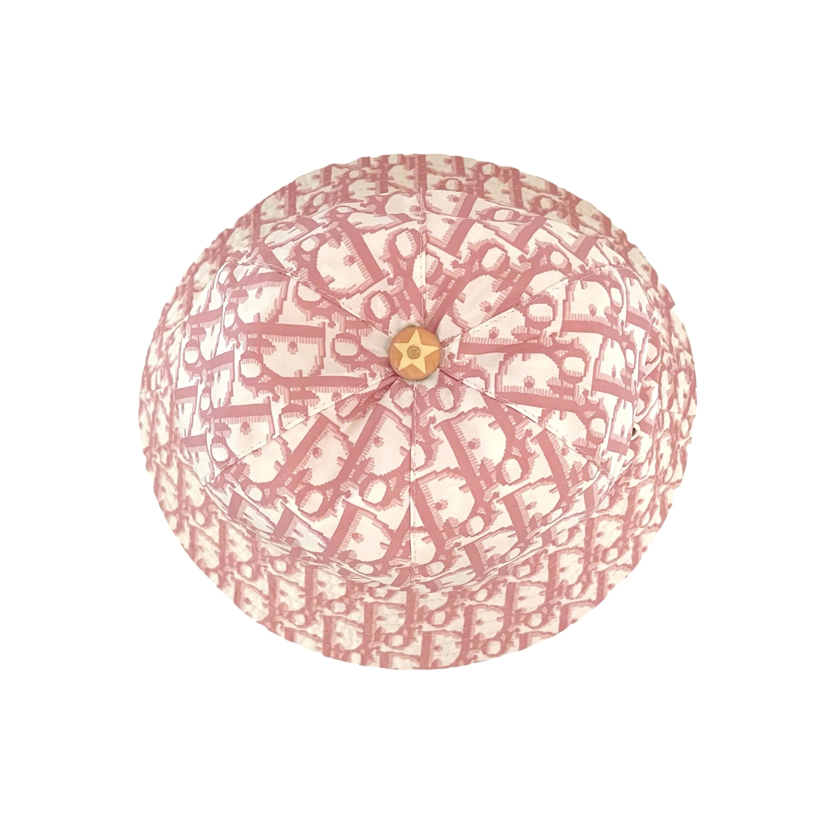 Dior Pink Monogram Bucket Hat - Image 2