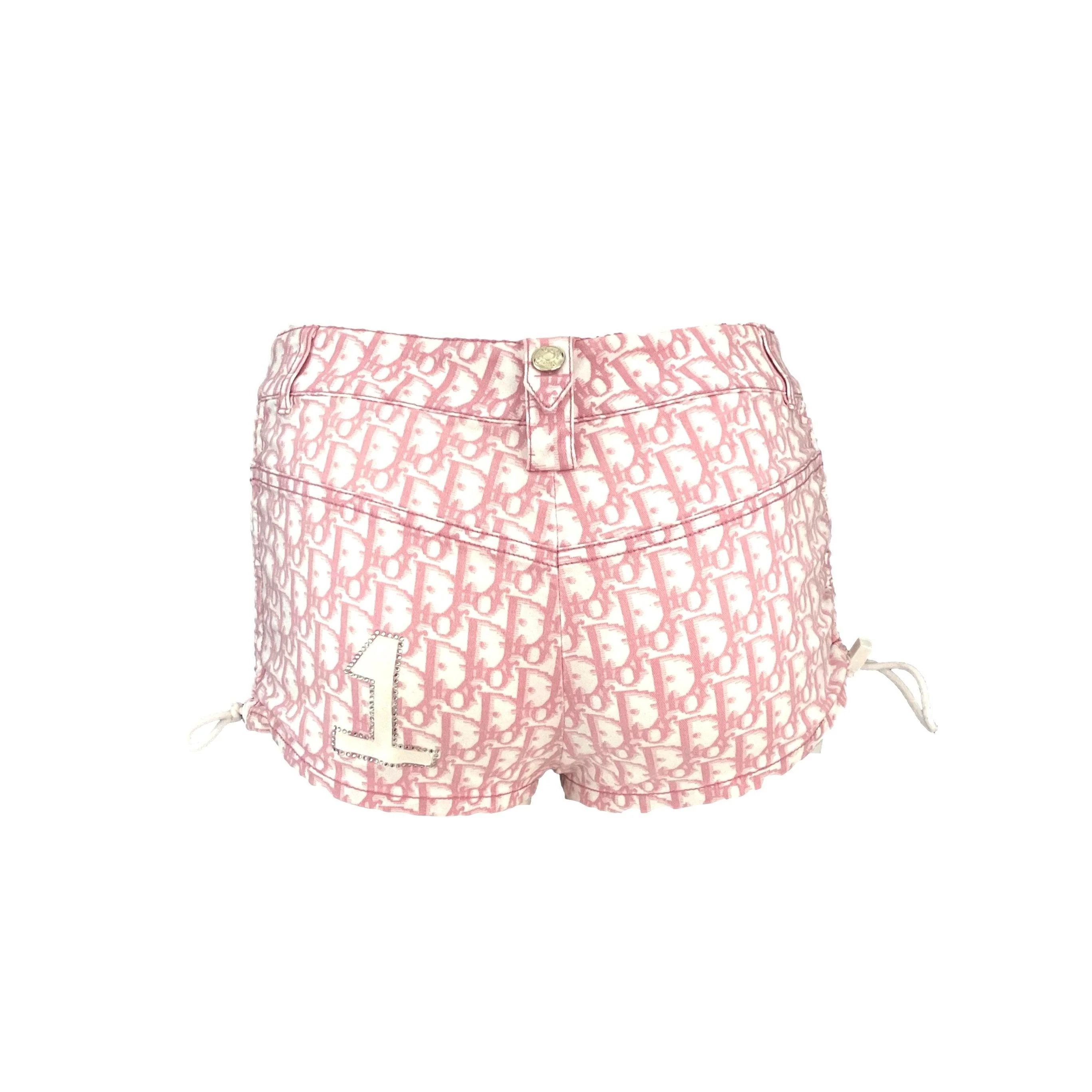 Dior Pink Monogram Shorts - Image 2
