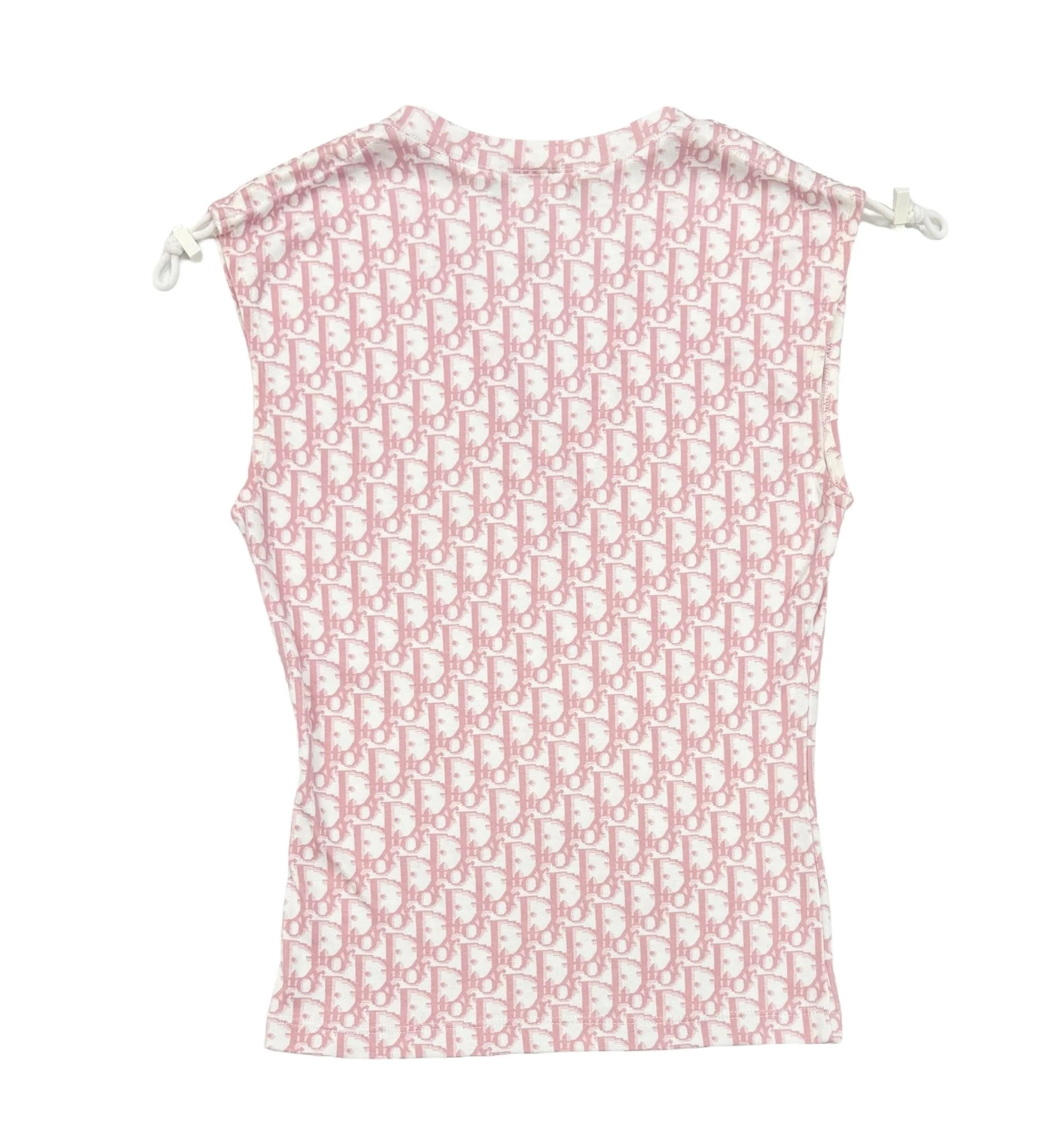 Dior Pink Rhinestone Tank - Image 2