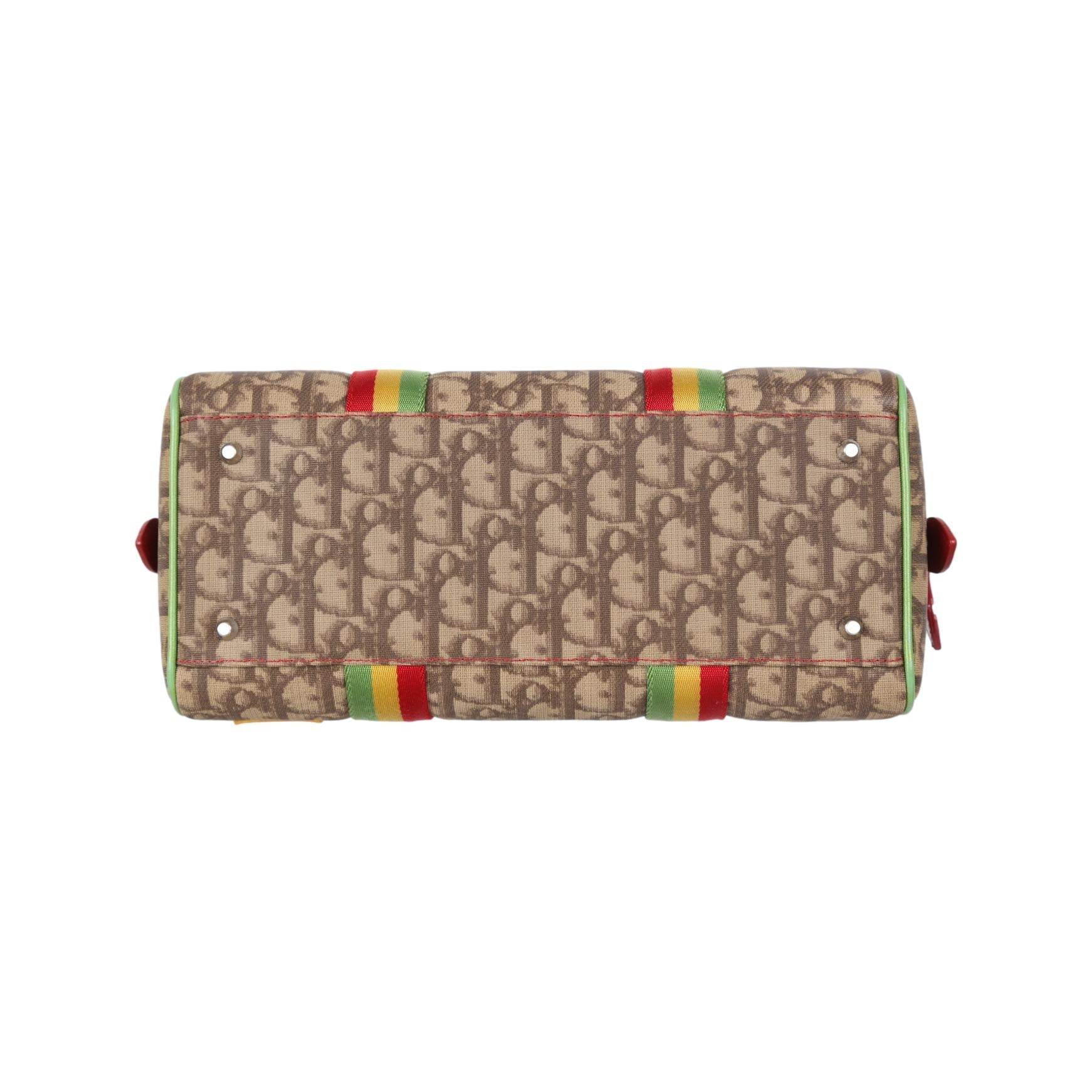 Dior Rasta Logo Boston Bag - Image 3