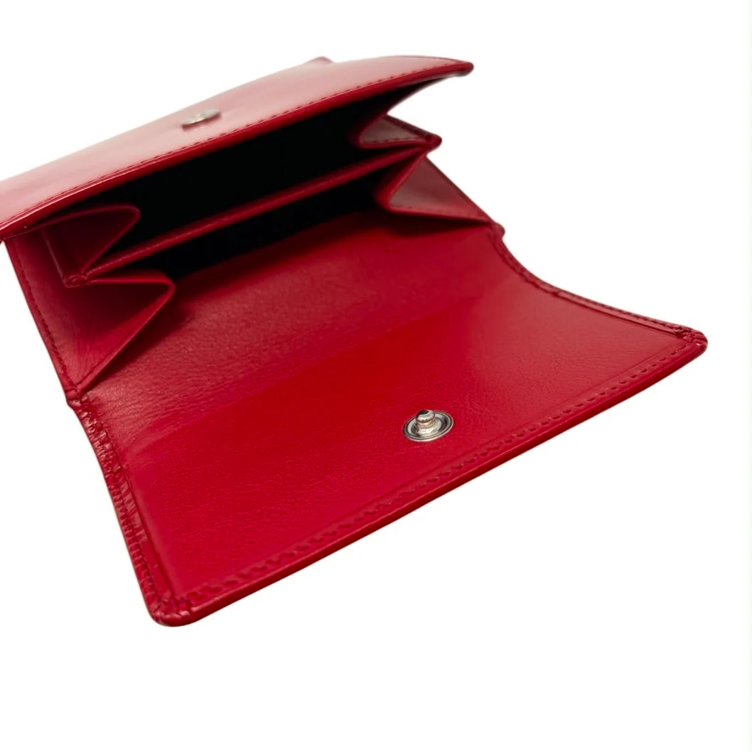 Dior Red Bondage Wallet - Image 4