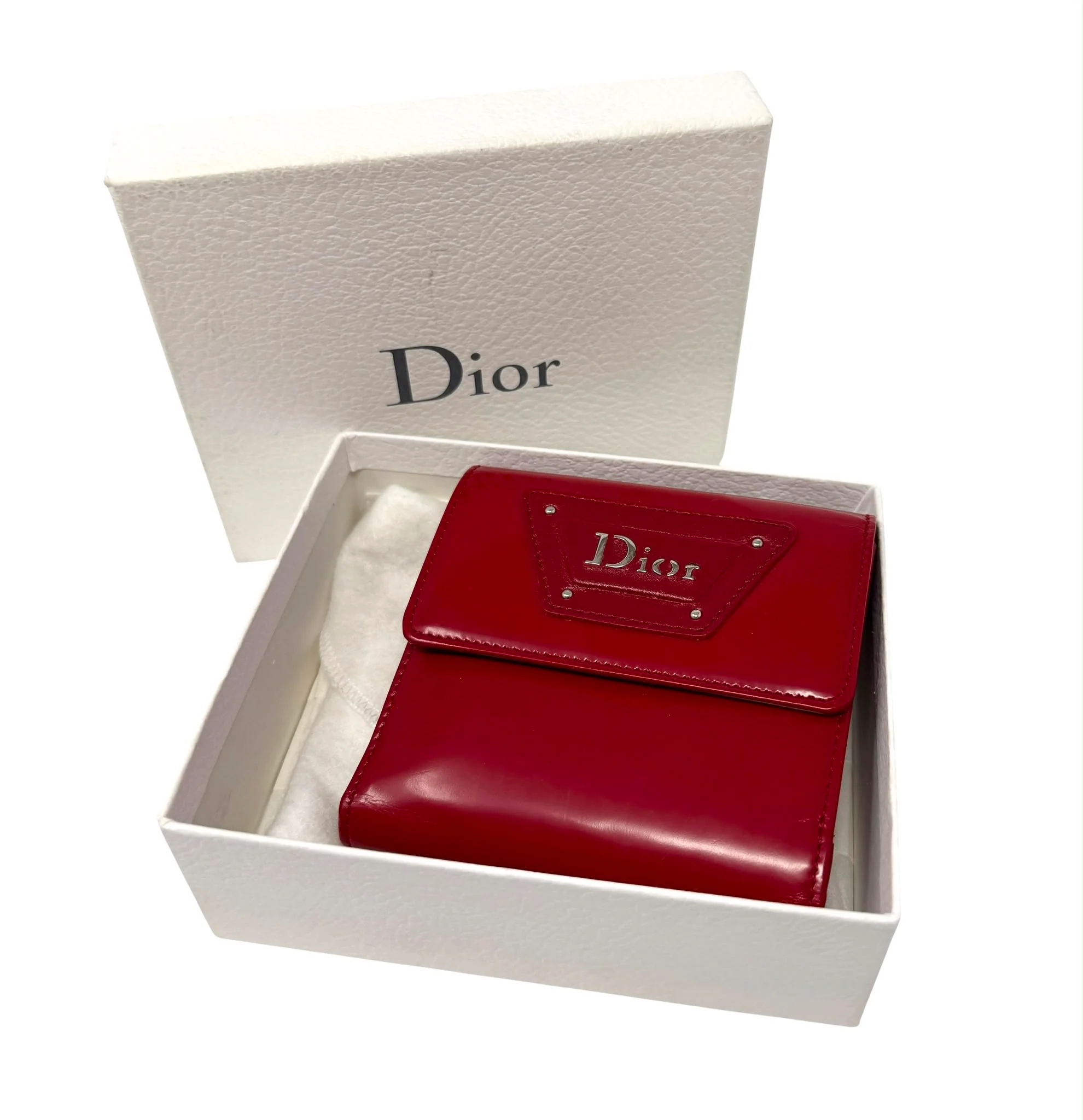 Dior Red Bondage Wallet - Image 6