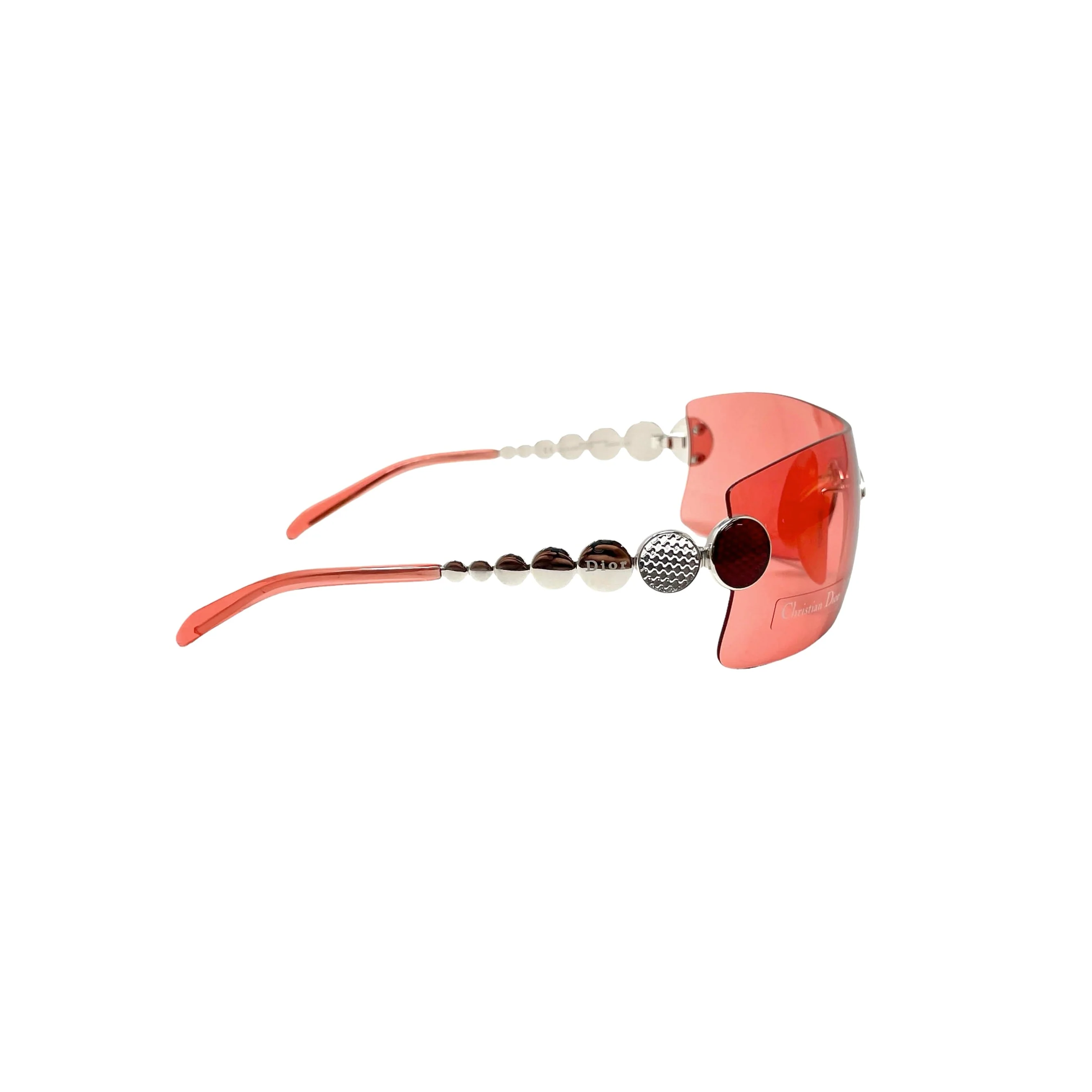 Dior Red Circle Logo Sunglasses - Image 3