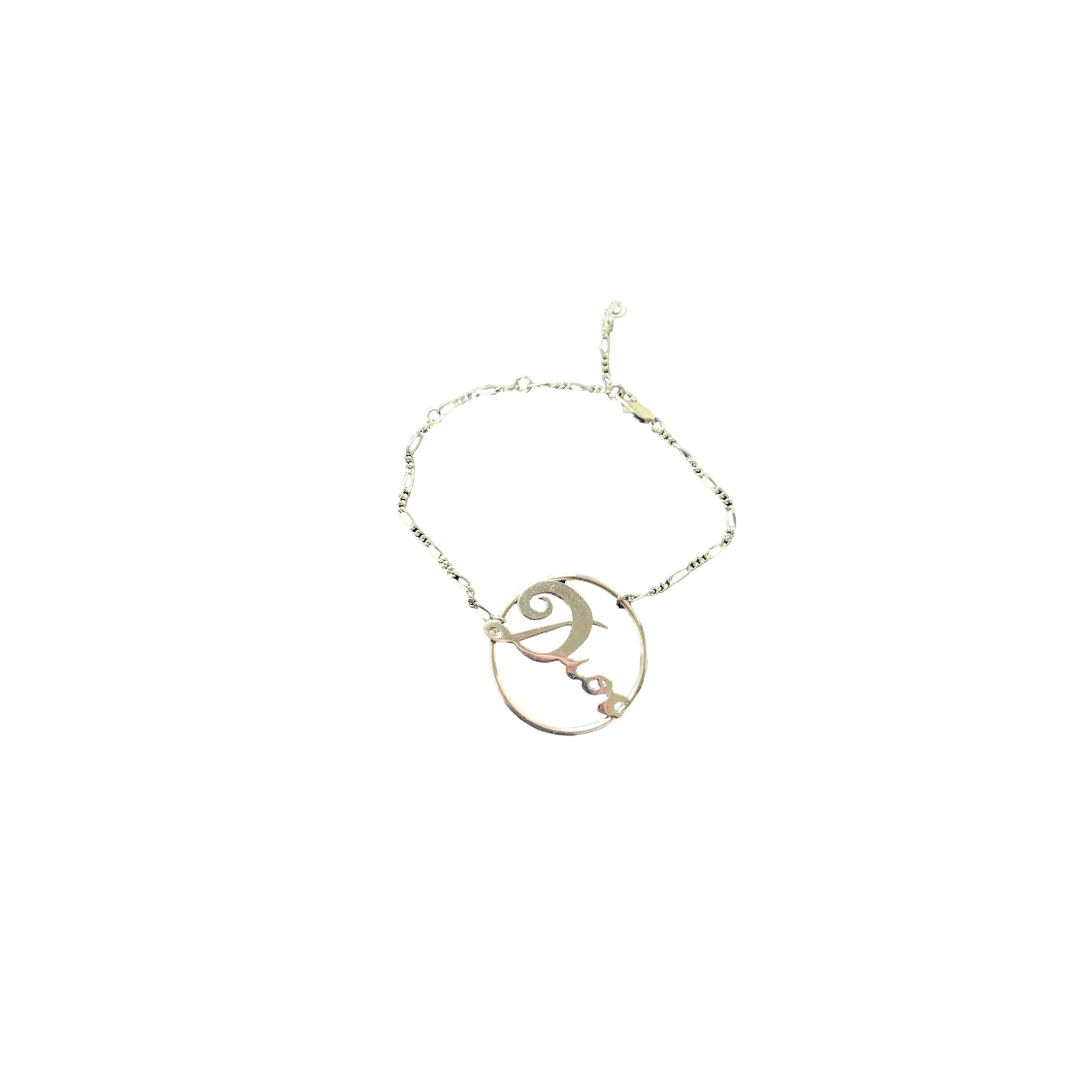 Dior Silver Large Logo Chain Bracelet